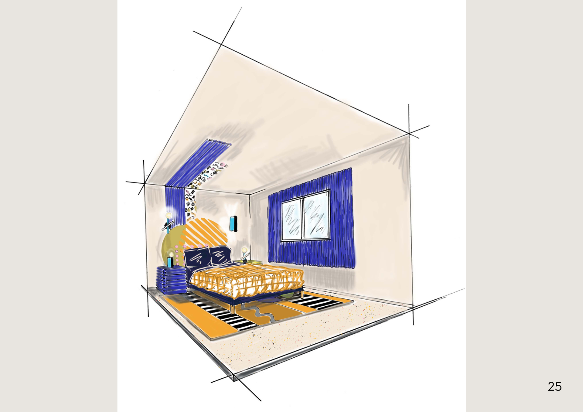 croquis chambre