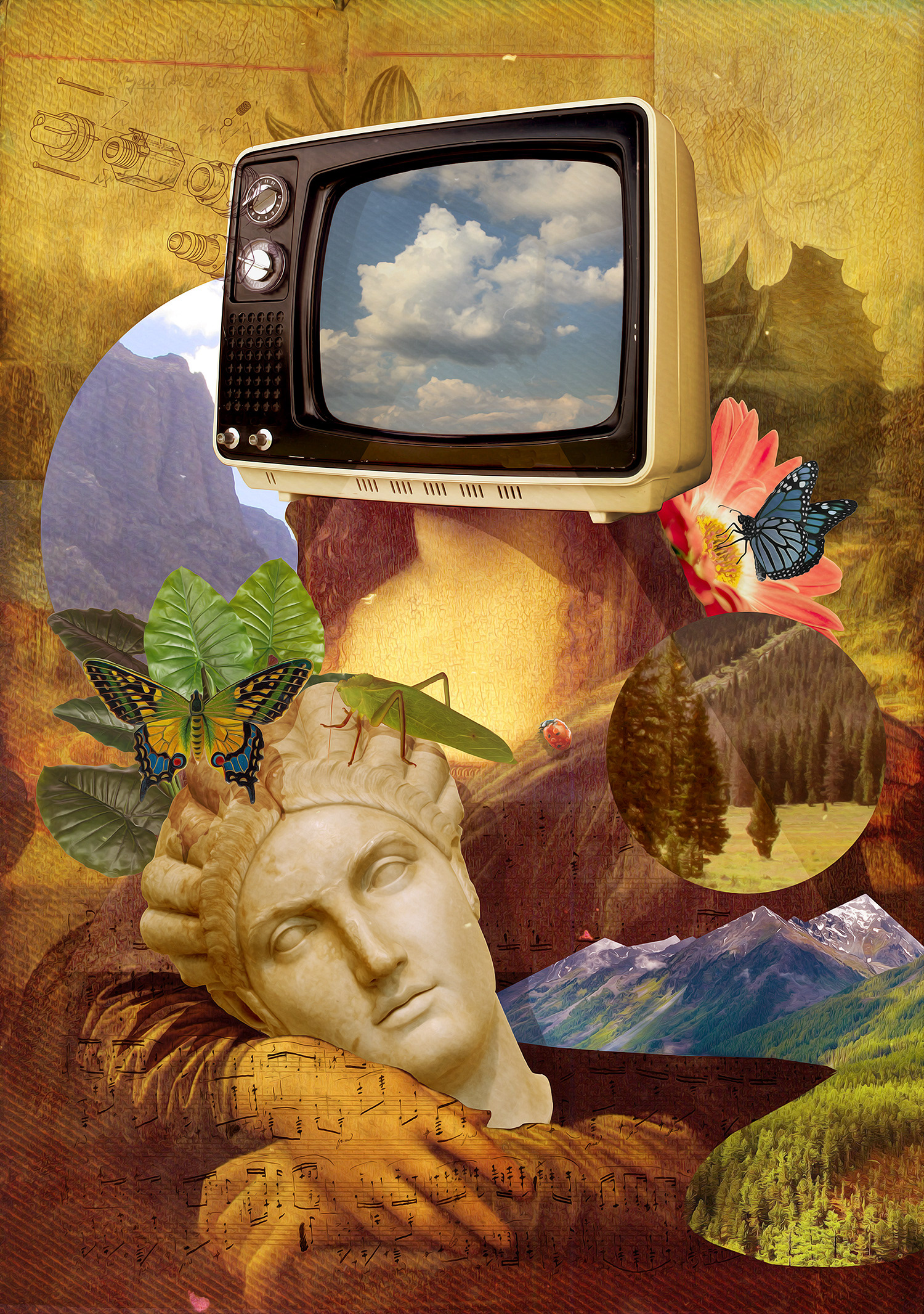 "Telepatic / Telepática" ©2015 Eduardo Galvani