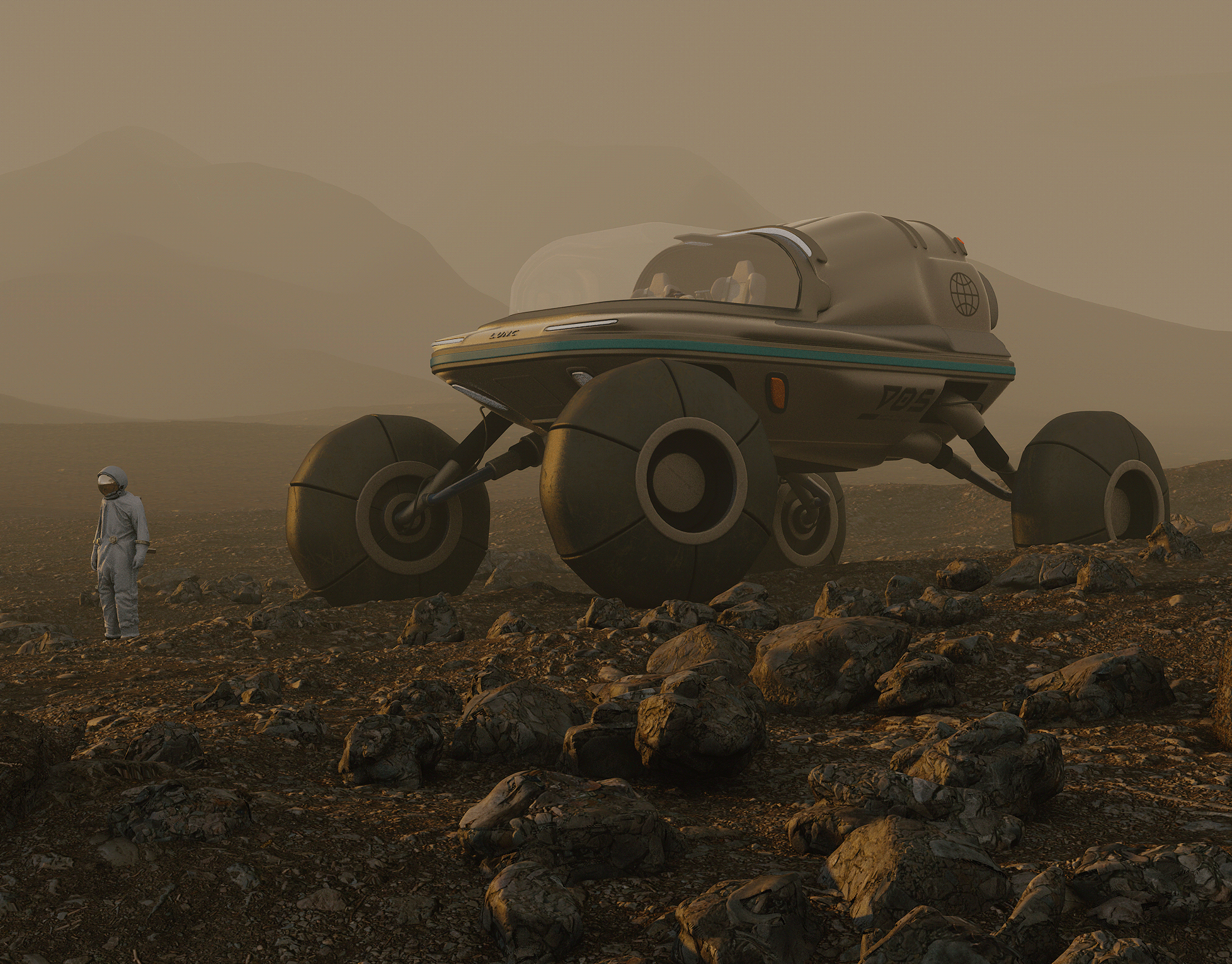 This space-rover was designed for manned missions on alien planets - Yanko  Design