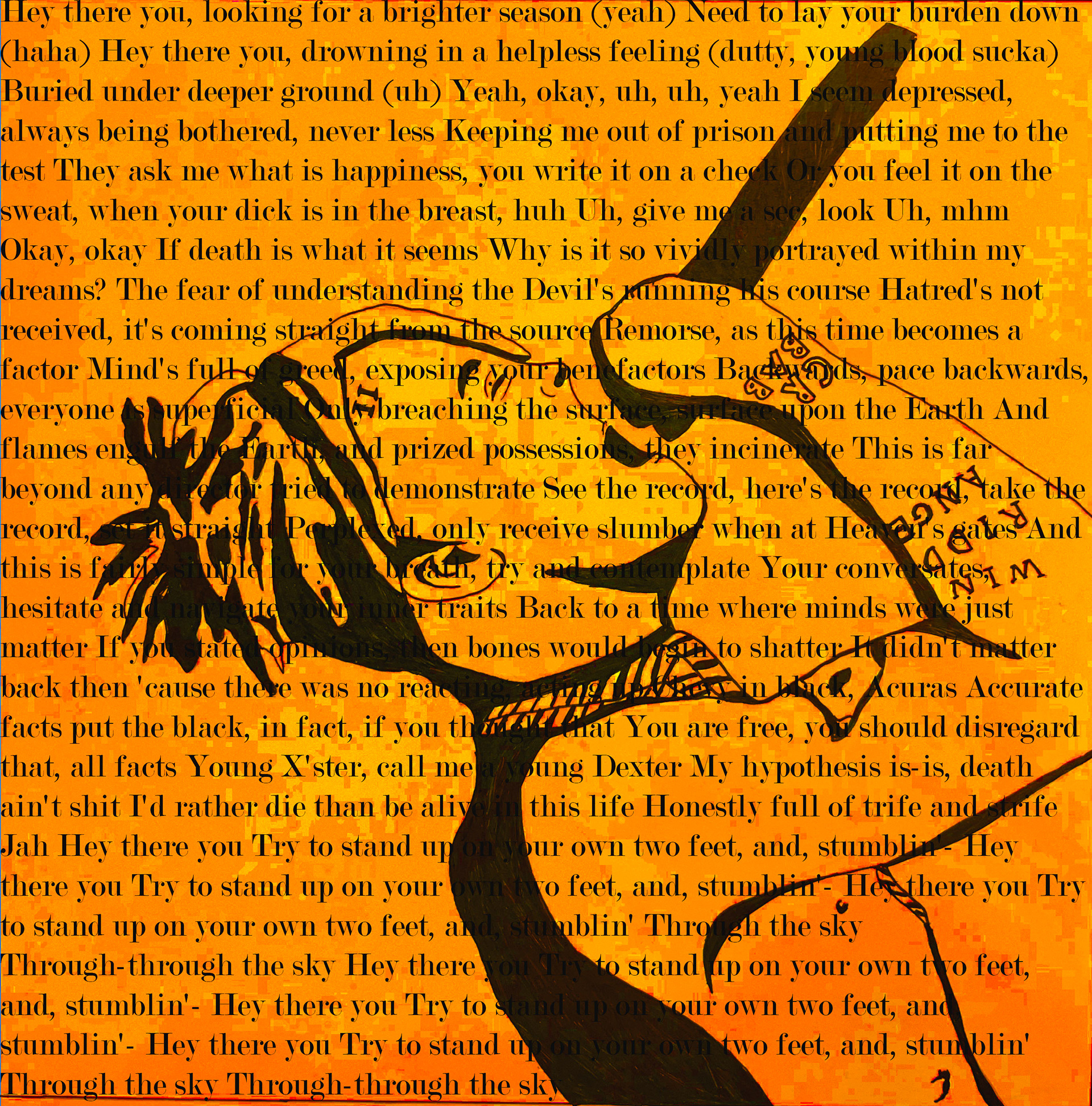 The final composition in digital format