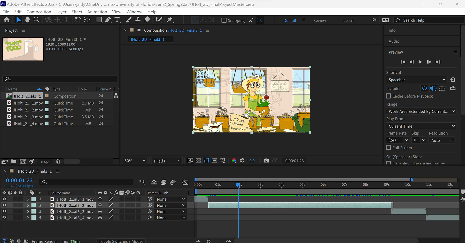 Compositing in Adobe After Effects