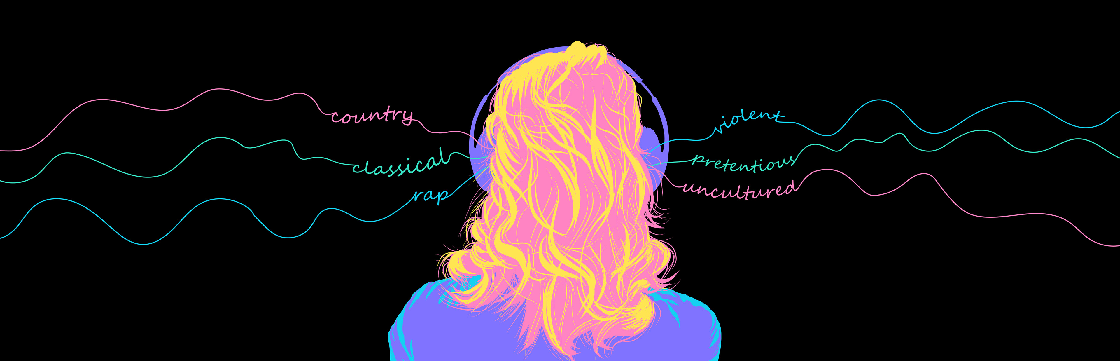 Music Genre Stereotypes Illustration 2021