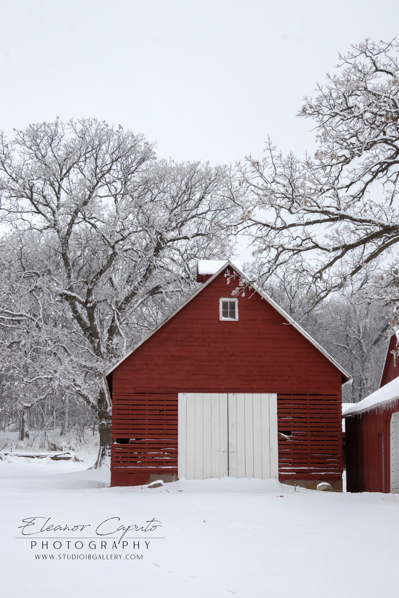 Red Barn Union Grove Lake, Iowa #103
