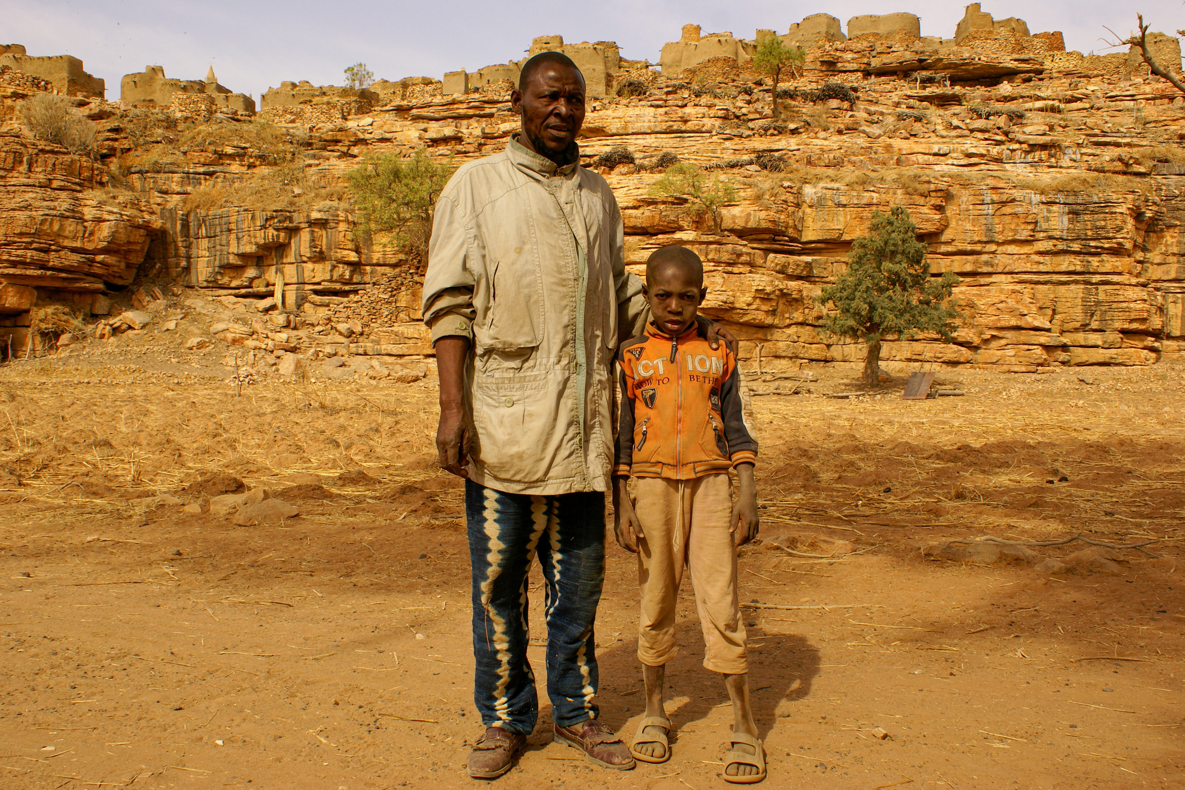 le forgeron de Niongono et son fils