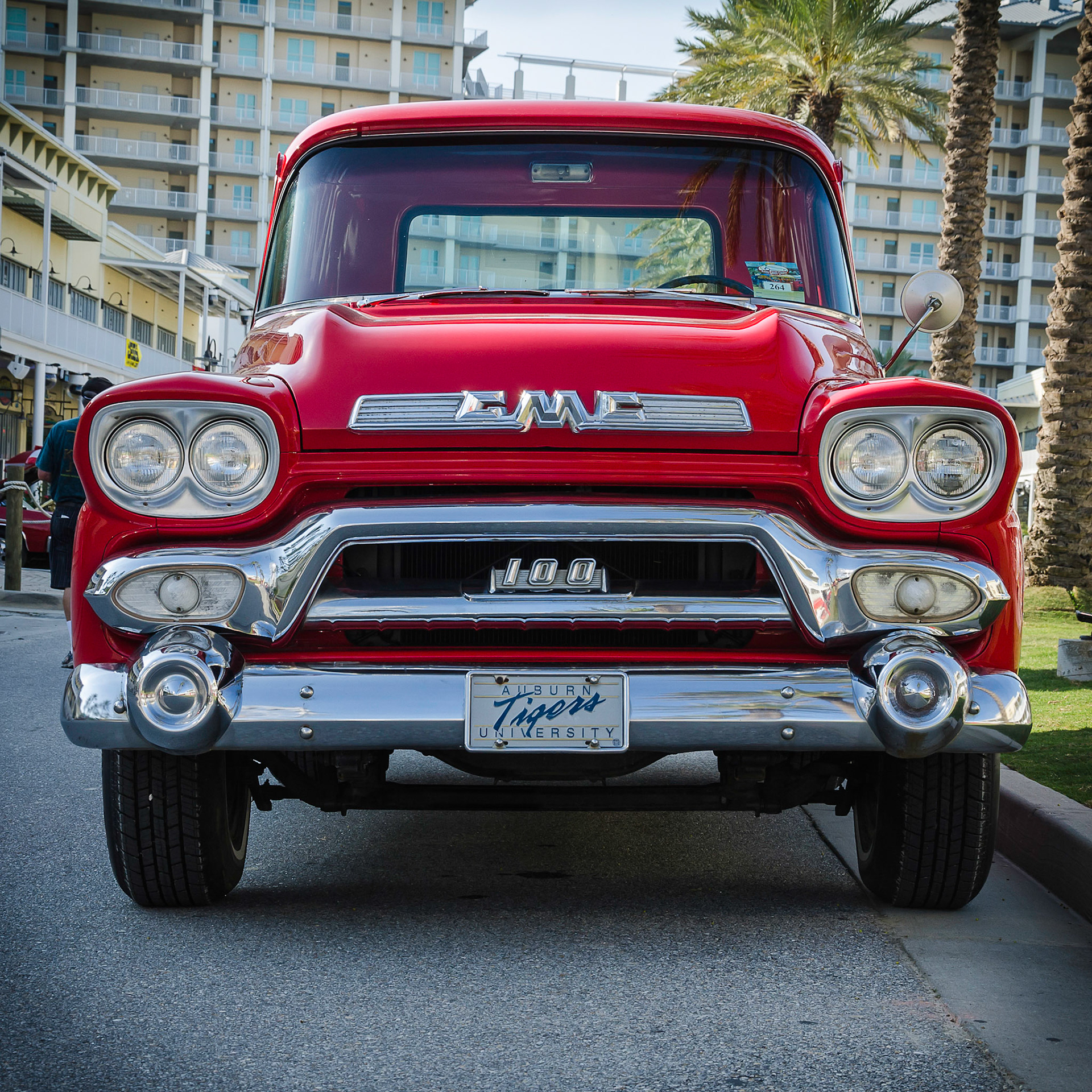 Red GMC 100
