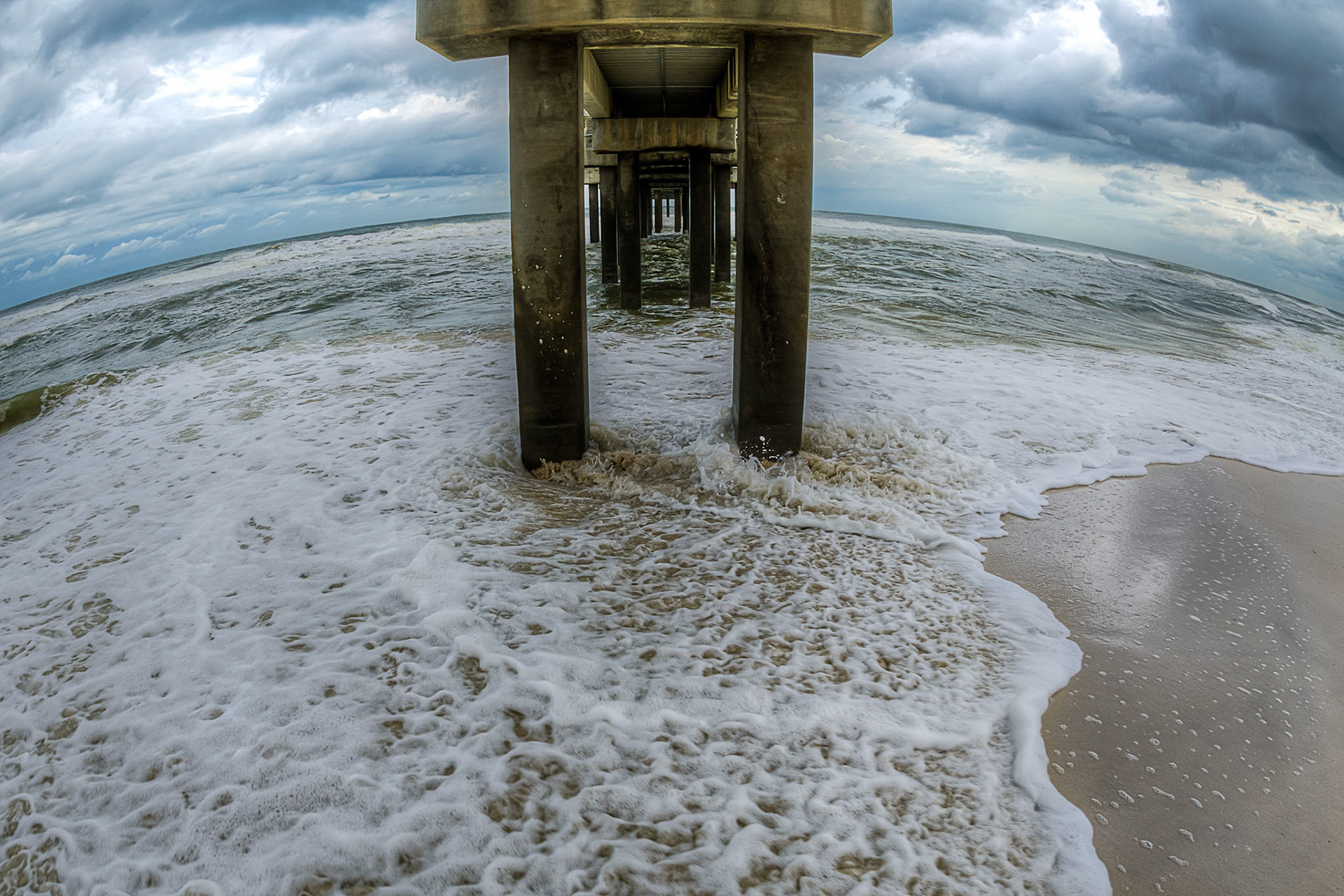Tropical Storm Debby with Fisheye  and HDR.