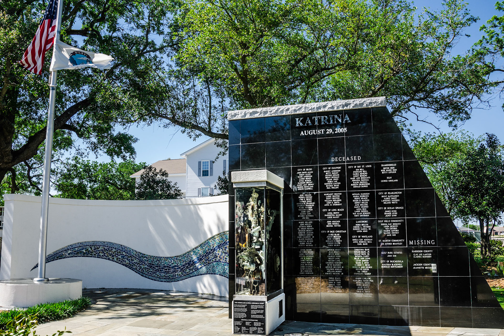 Hurricane Katrina Memorial in Biloxi, Mississippi
