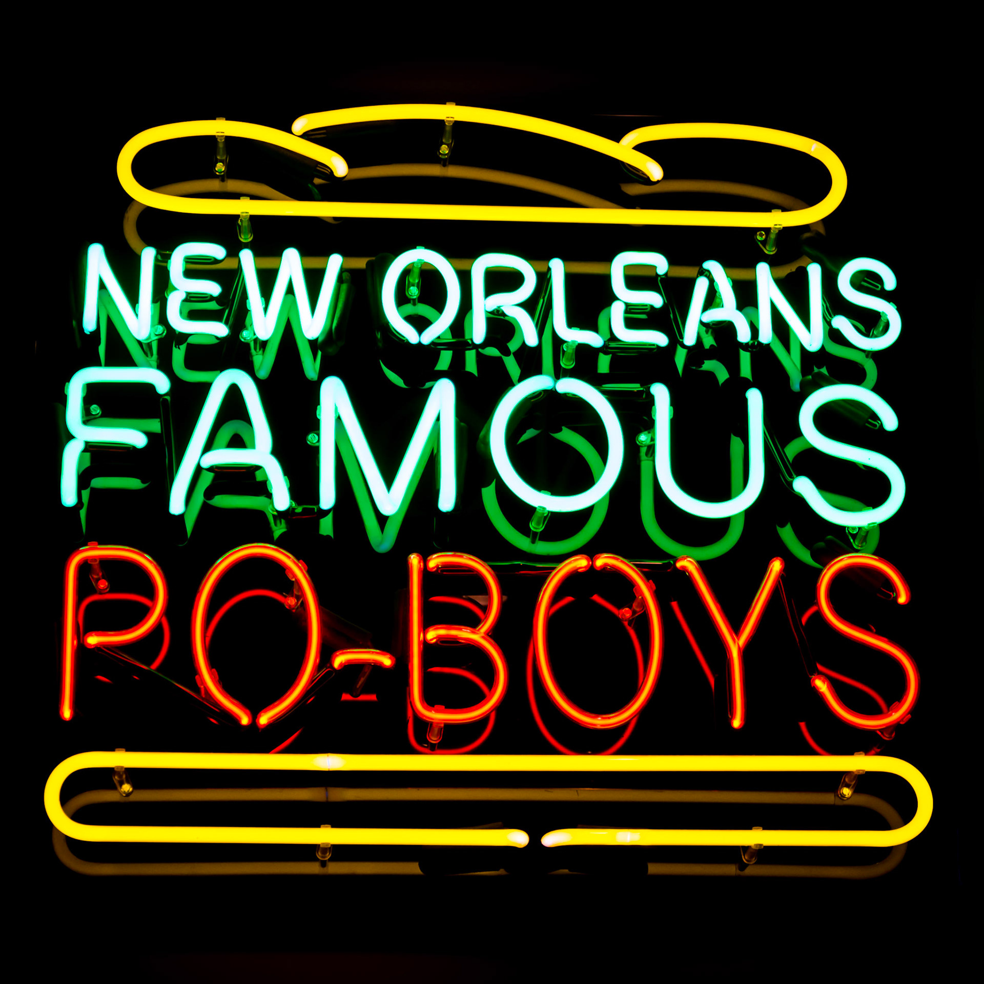 New Orleans Famous Po-Boys at Acme Oyster House in Gulf Shores, Alabama.