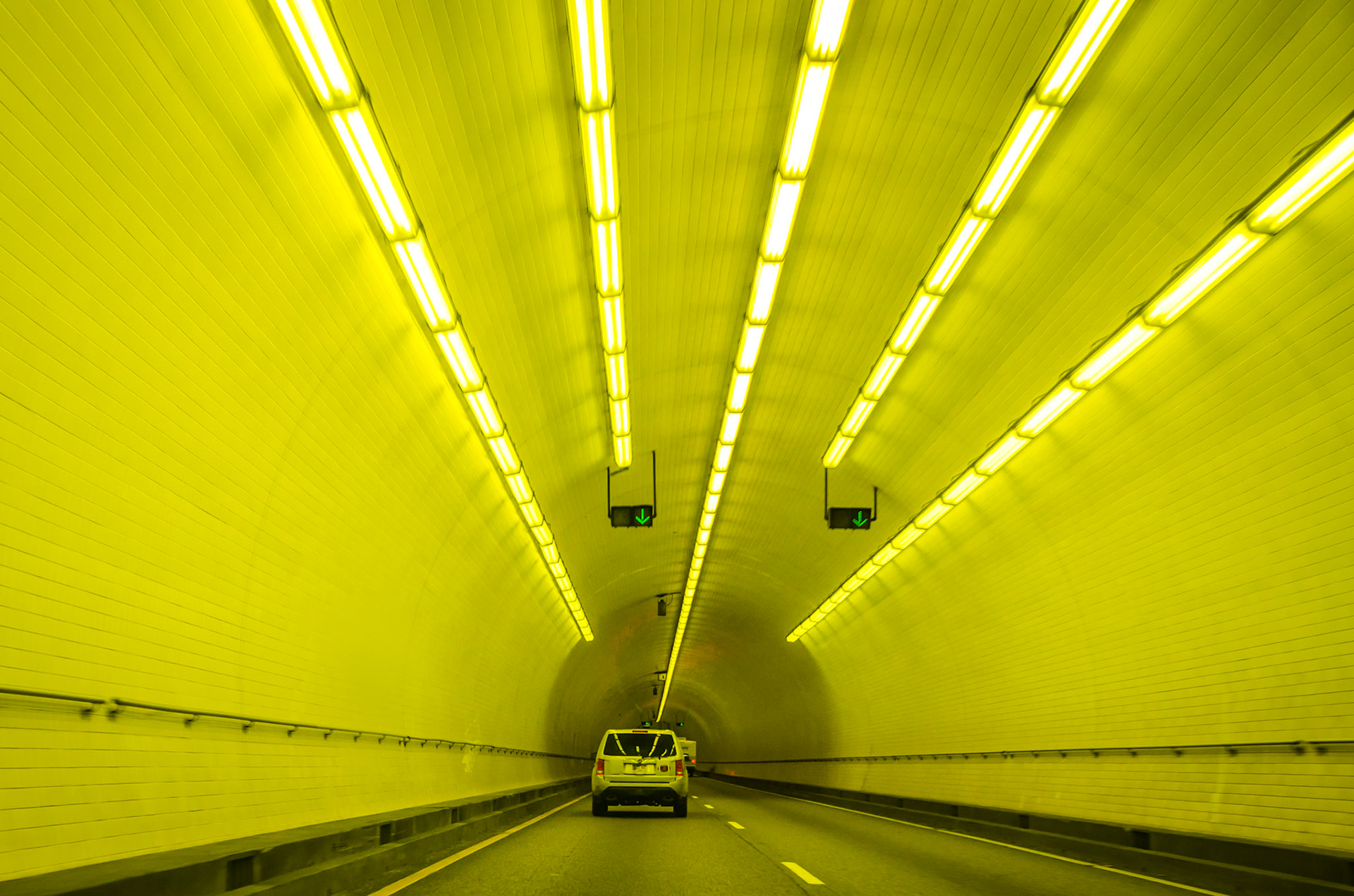 George Wallace Tunner under the Mobile river in Alabama.