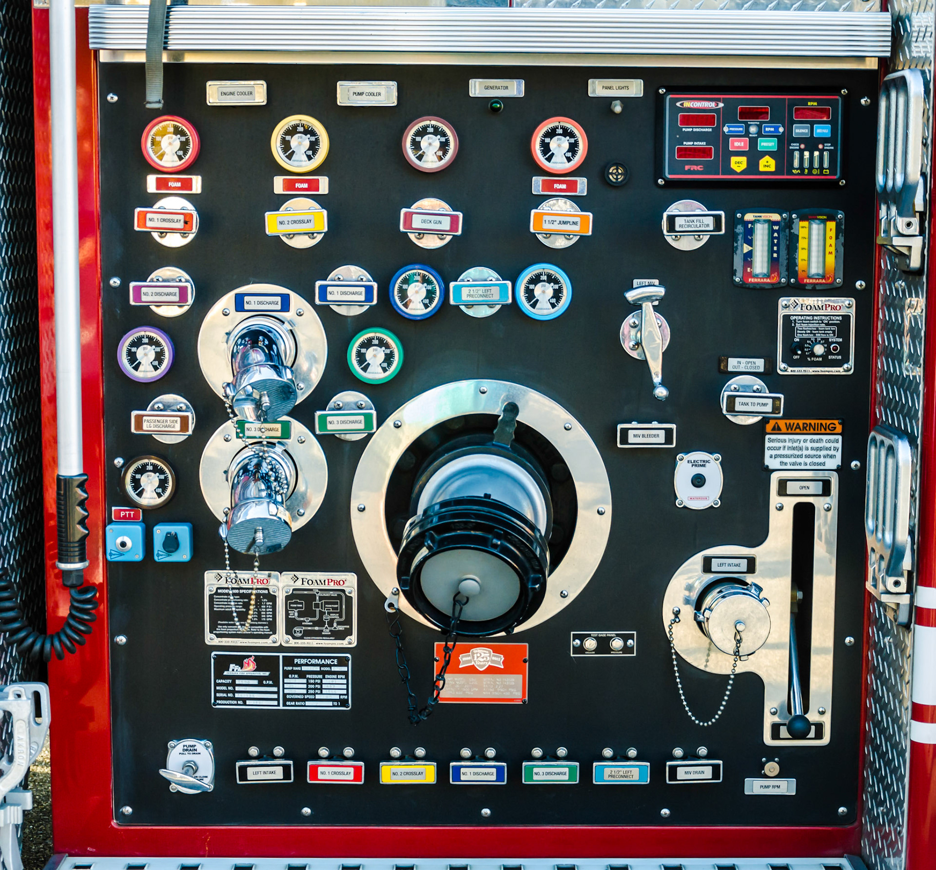 Gulf Shore Fire Truck at National Night Out 2014