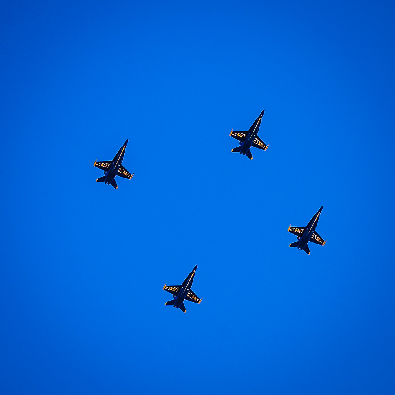 The Blue Angels out of Pensacola Naval Air Station, Pensacola, Florida