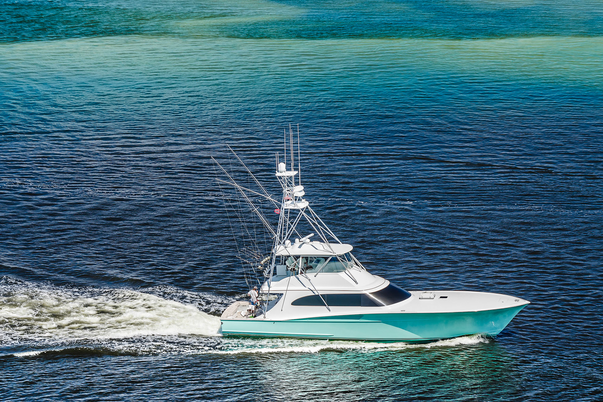Fishing boat in Perdido Pass area of Orange Beach, Alabama.