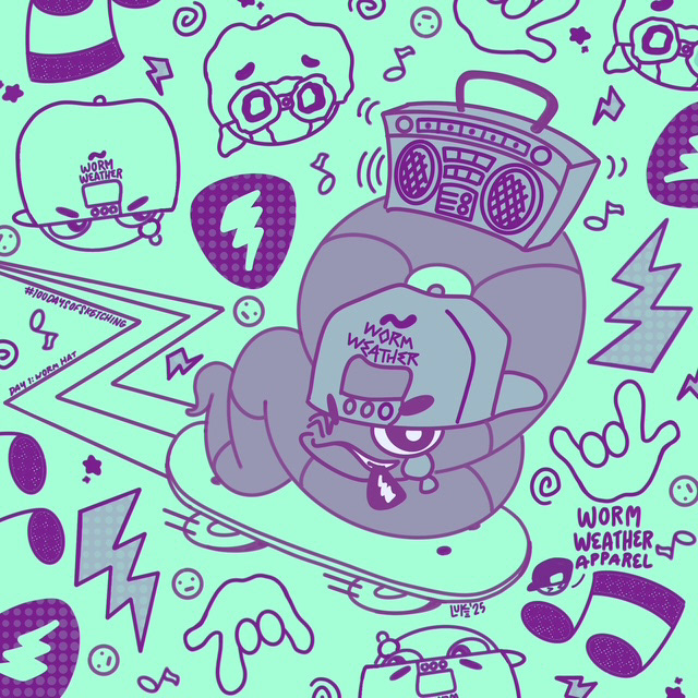 "Worm Weather" fictional clothing brand advert (2025)