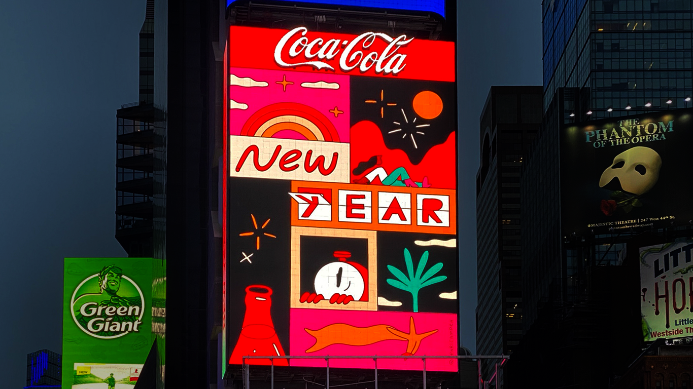 Henri Campeã - Coca-Cola Times Square Billboard
