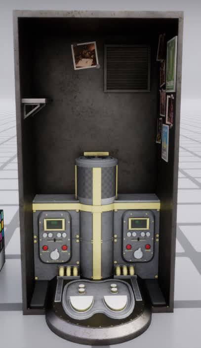 Busby the Robot's charging bay