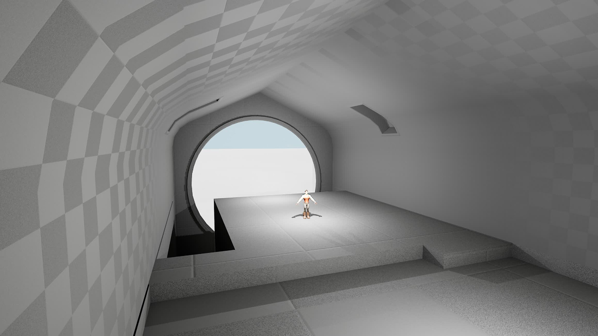 First Layout of modular pieces