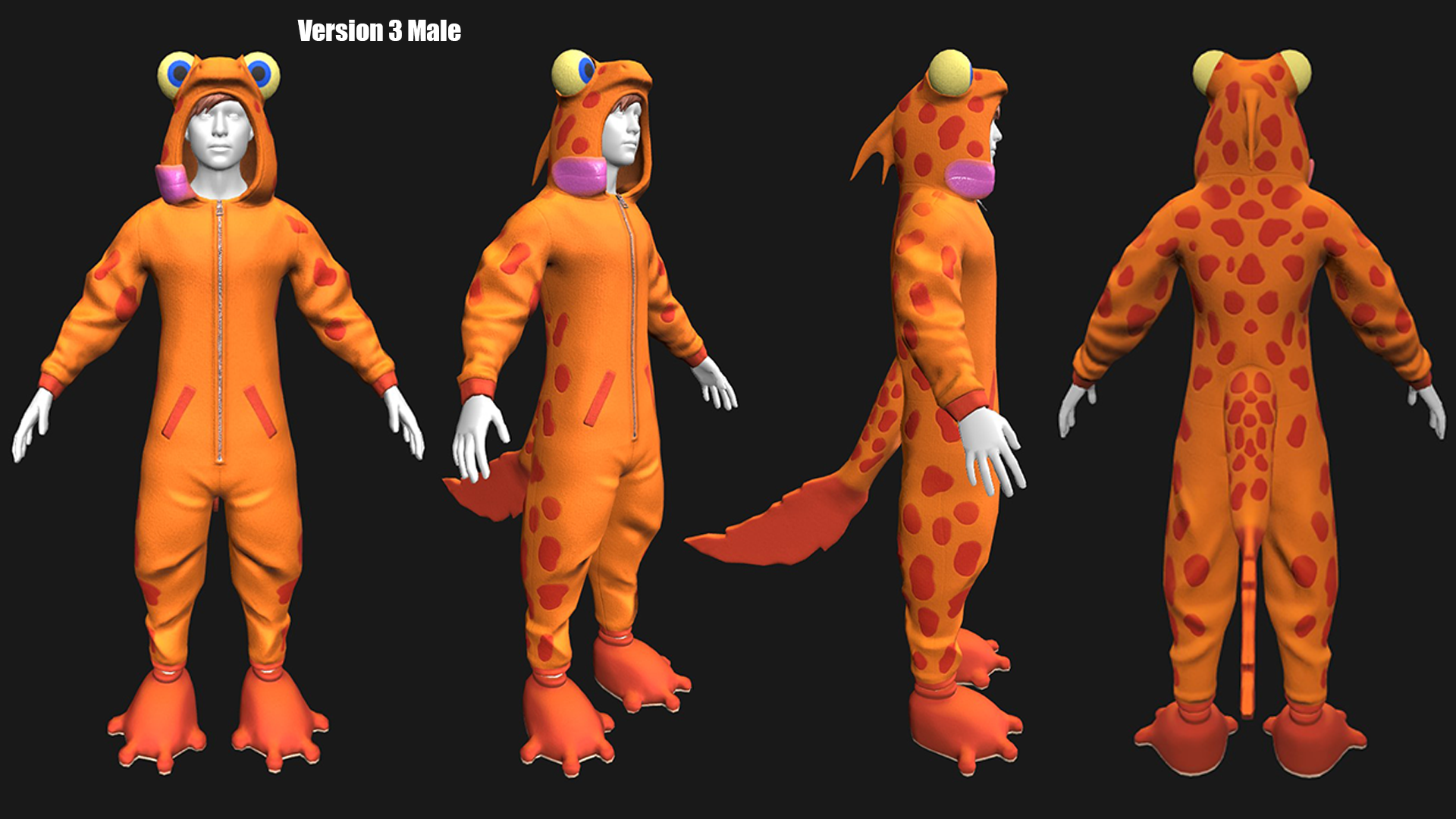 Gecko Onesie Texture #3