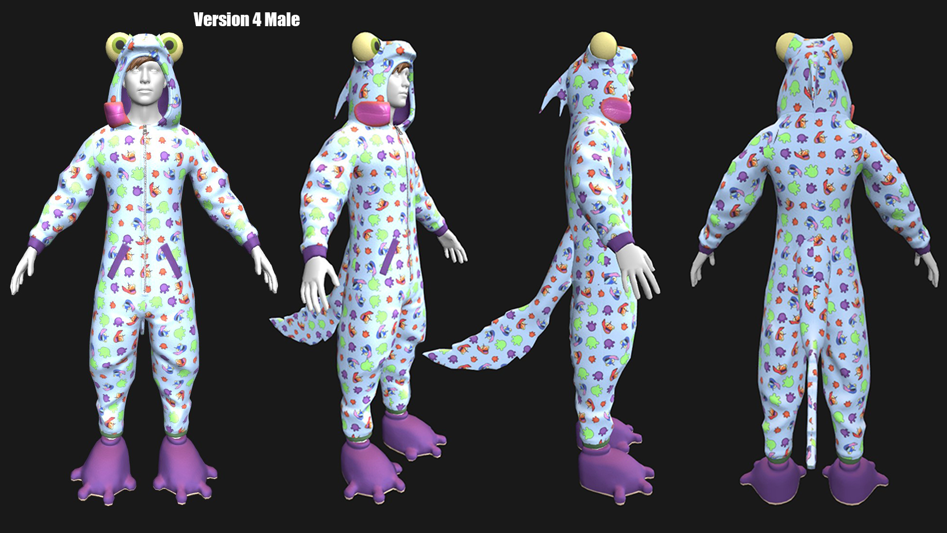 Gecko Onesie Texture #4