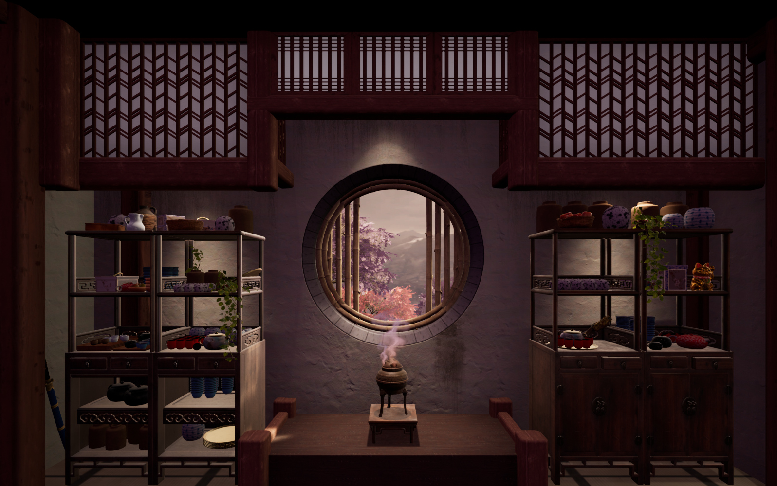Tea room Wall 2 