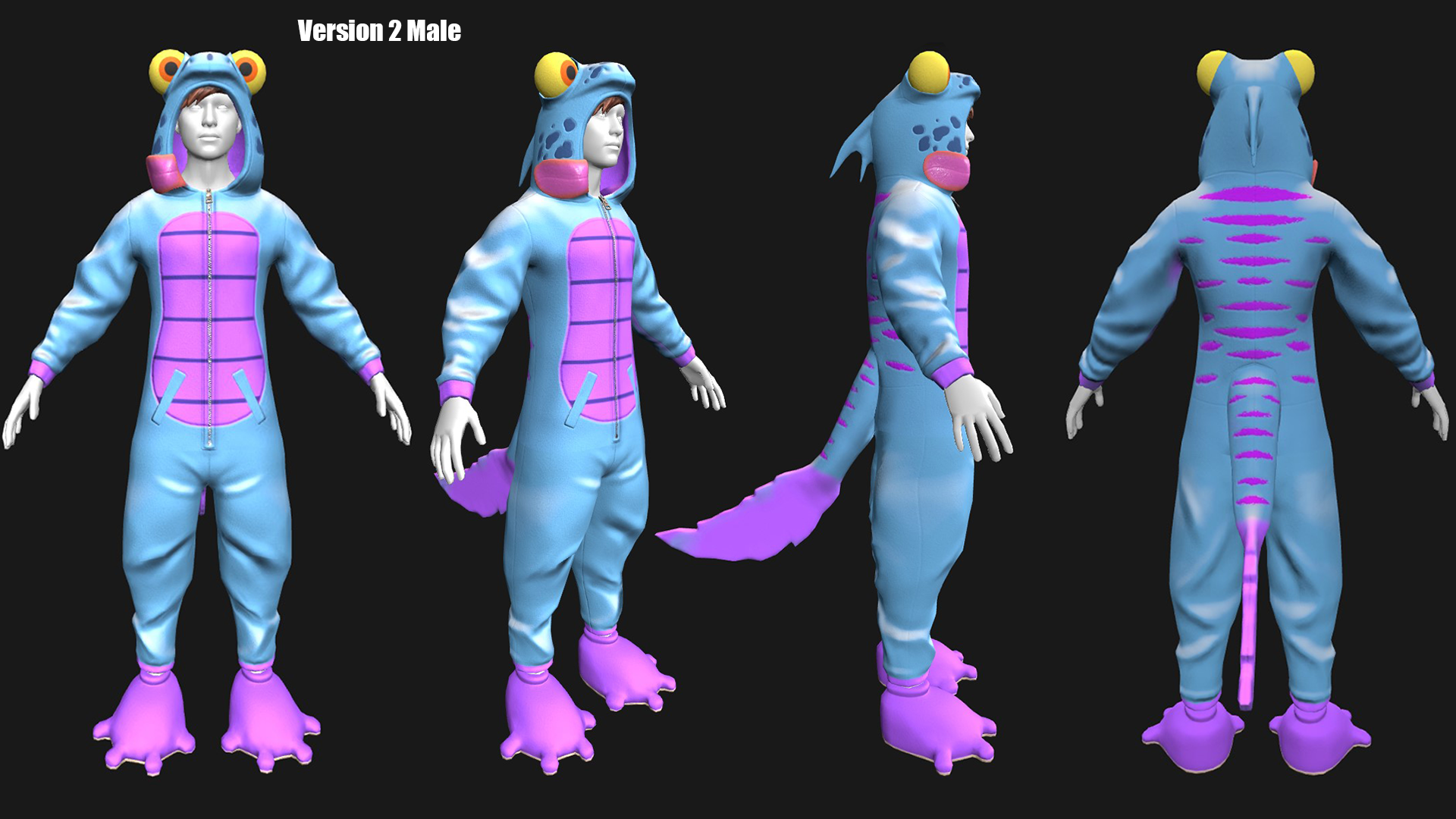 Gecko Onesie Texture #2