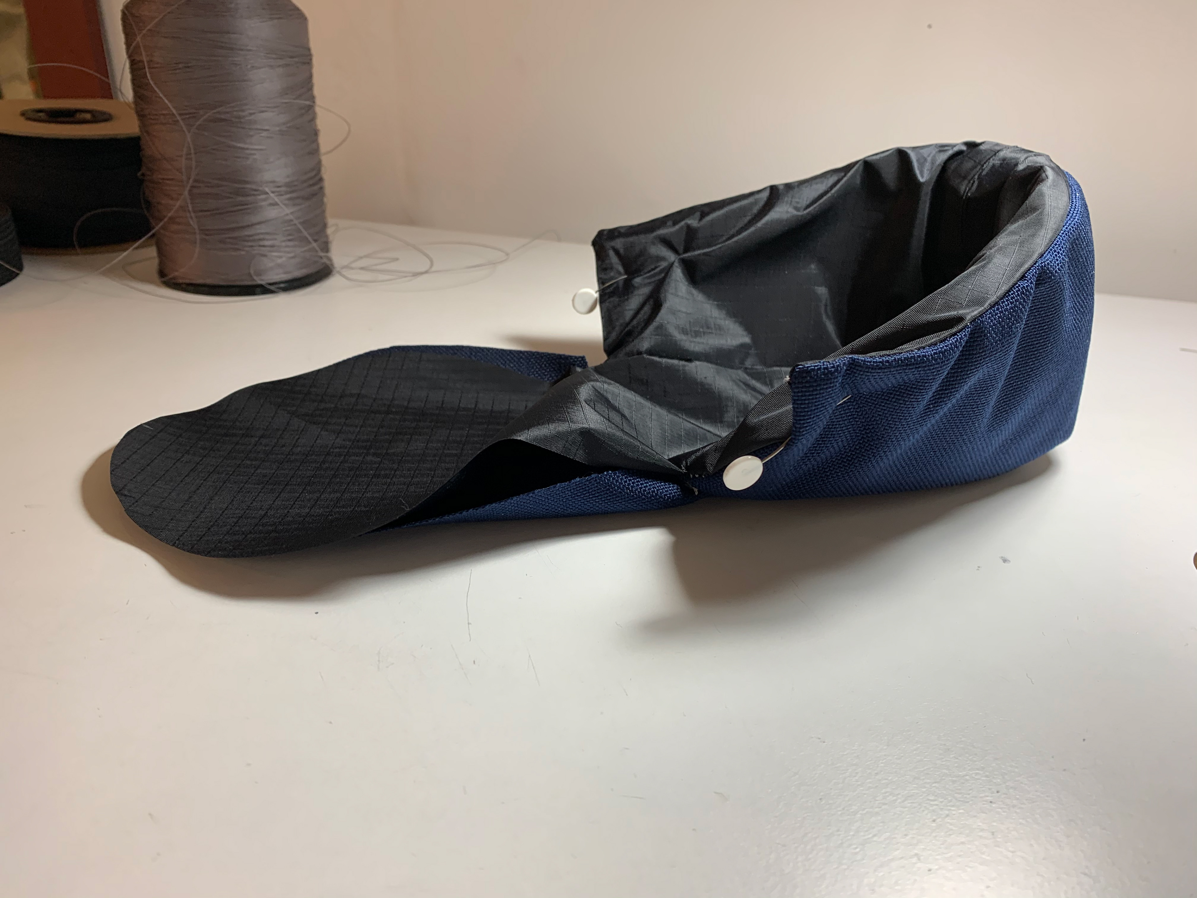 New Fabric Sole with Connected Heal Piece