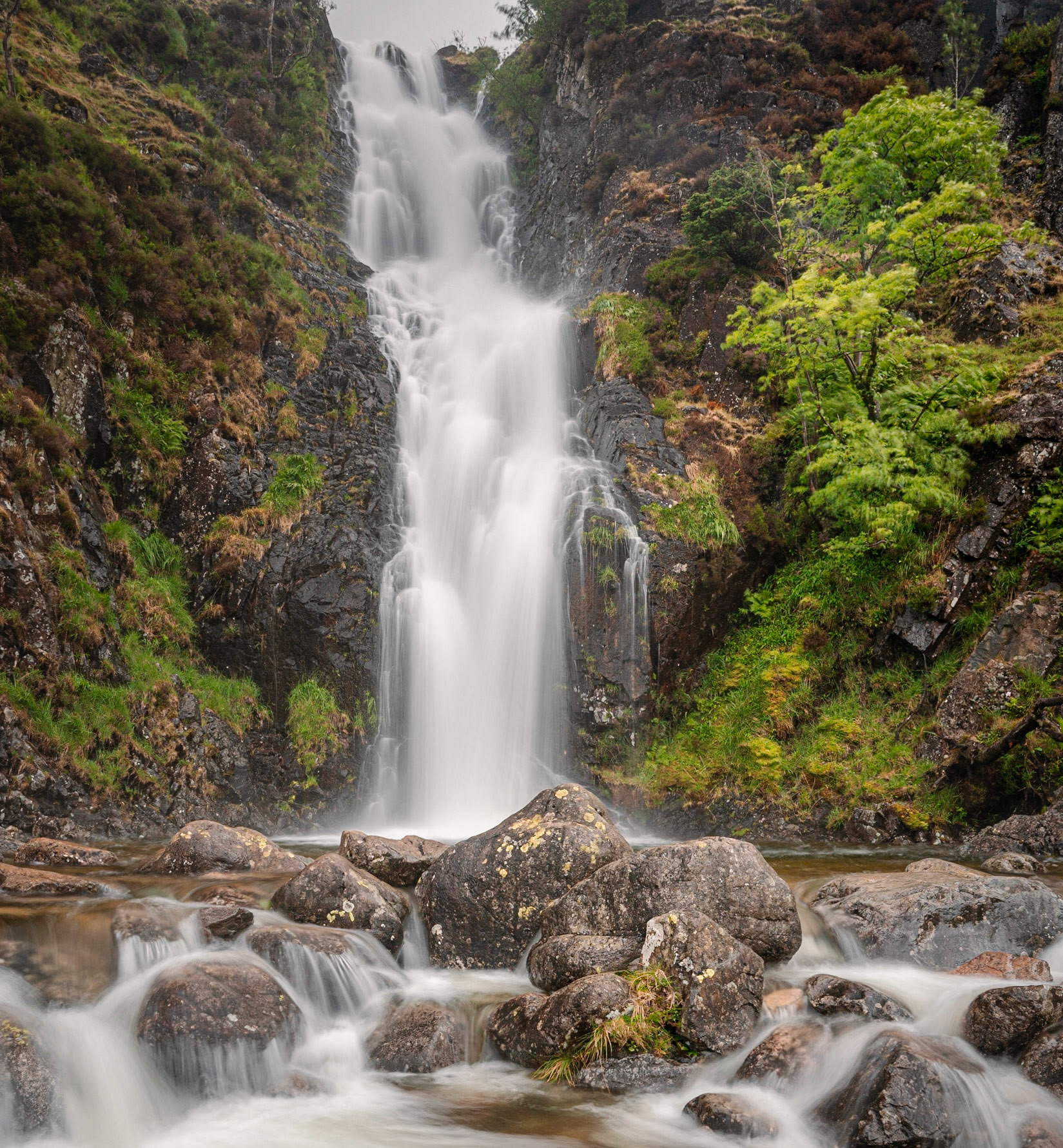 Secret waterfall, The Langdales
