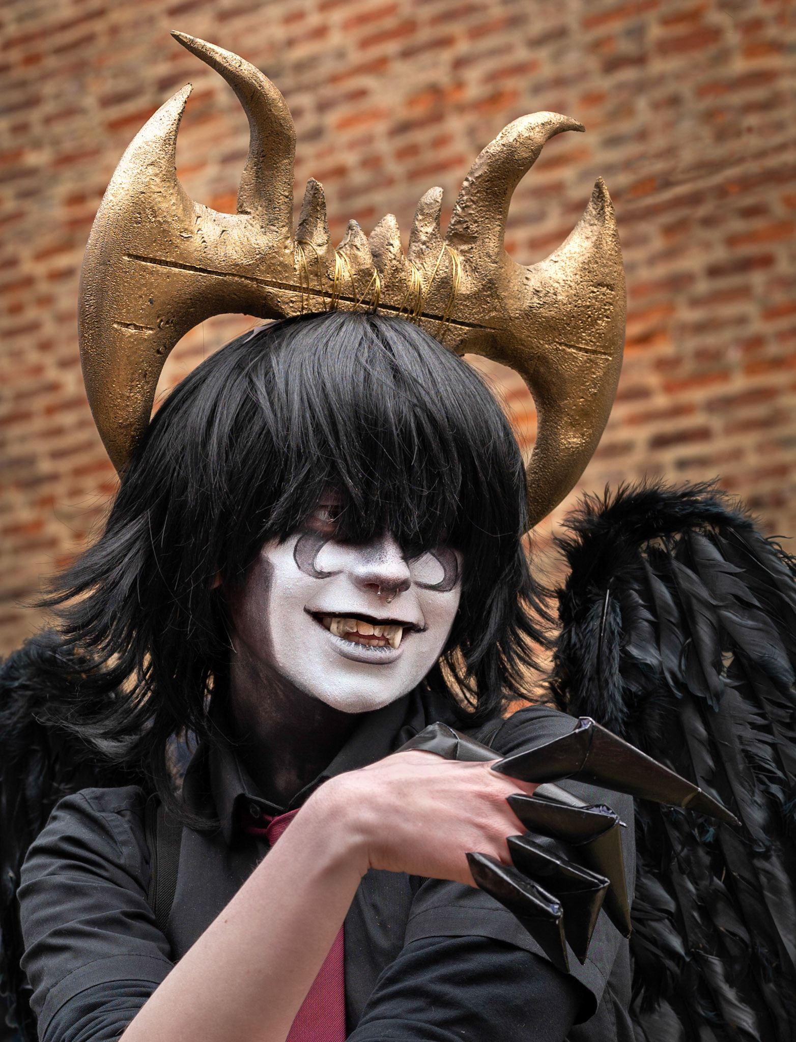 Devil in black