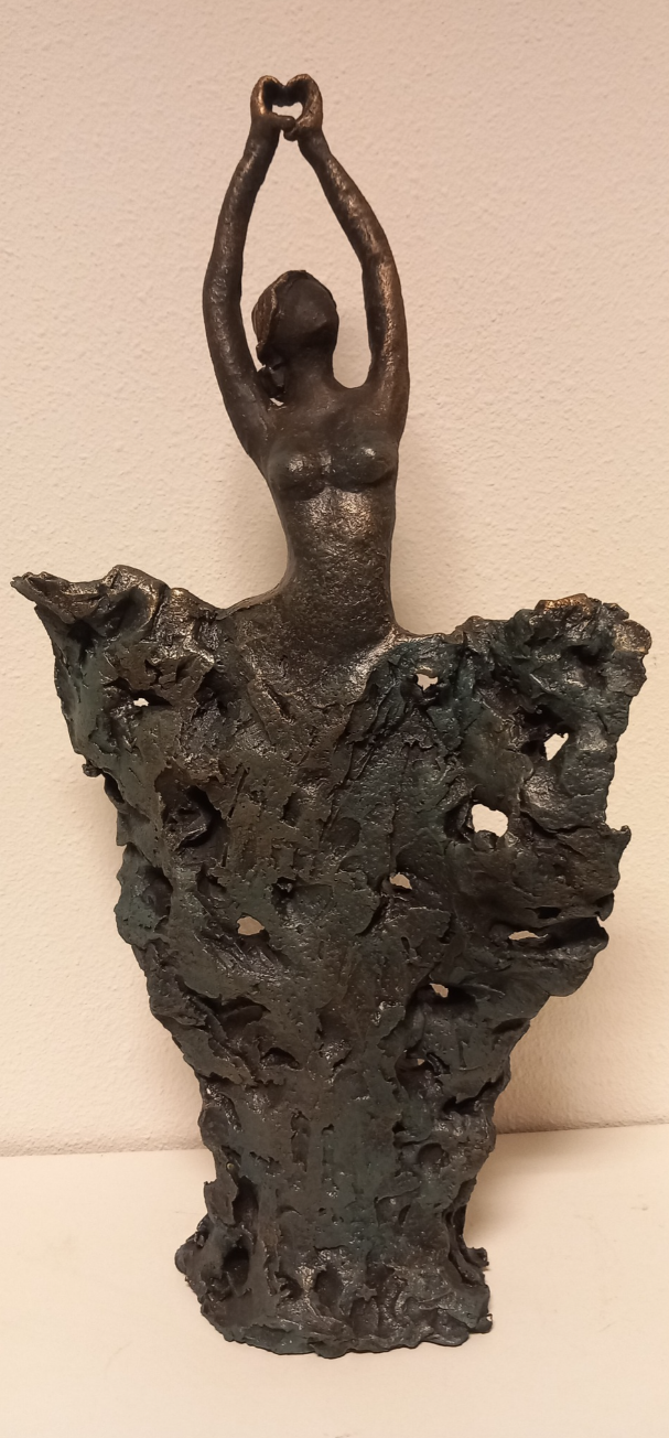 Dame met hart. € 385,-