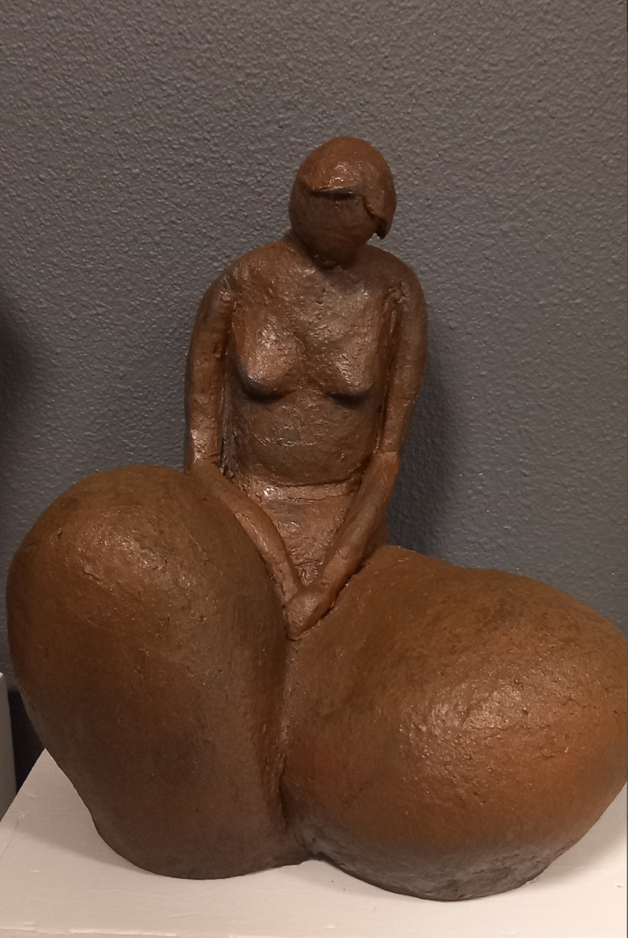 Dame roestkleurig. € 240,-