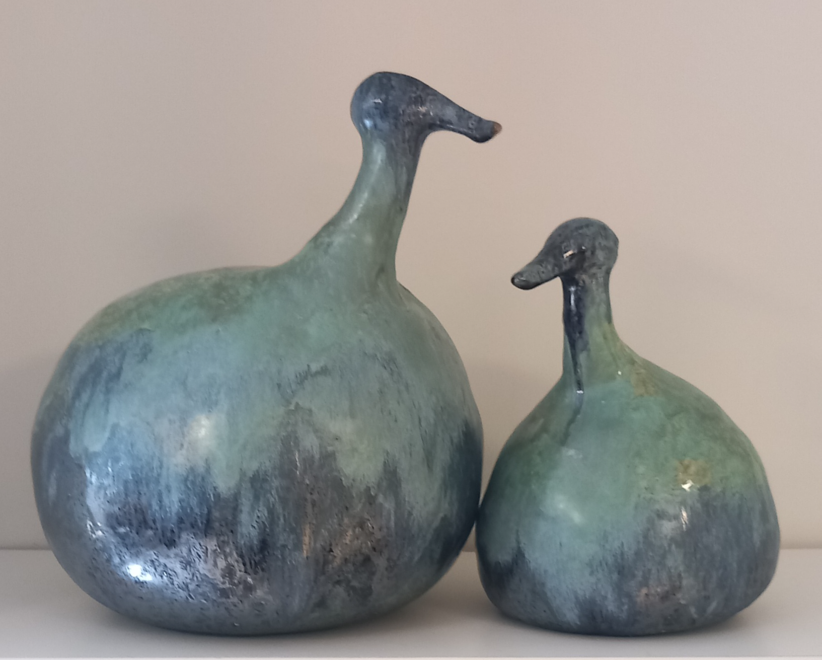 Vogelfiguren. € 285,-