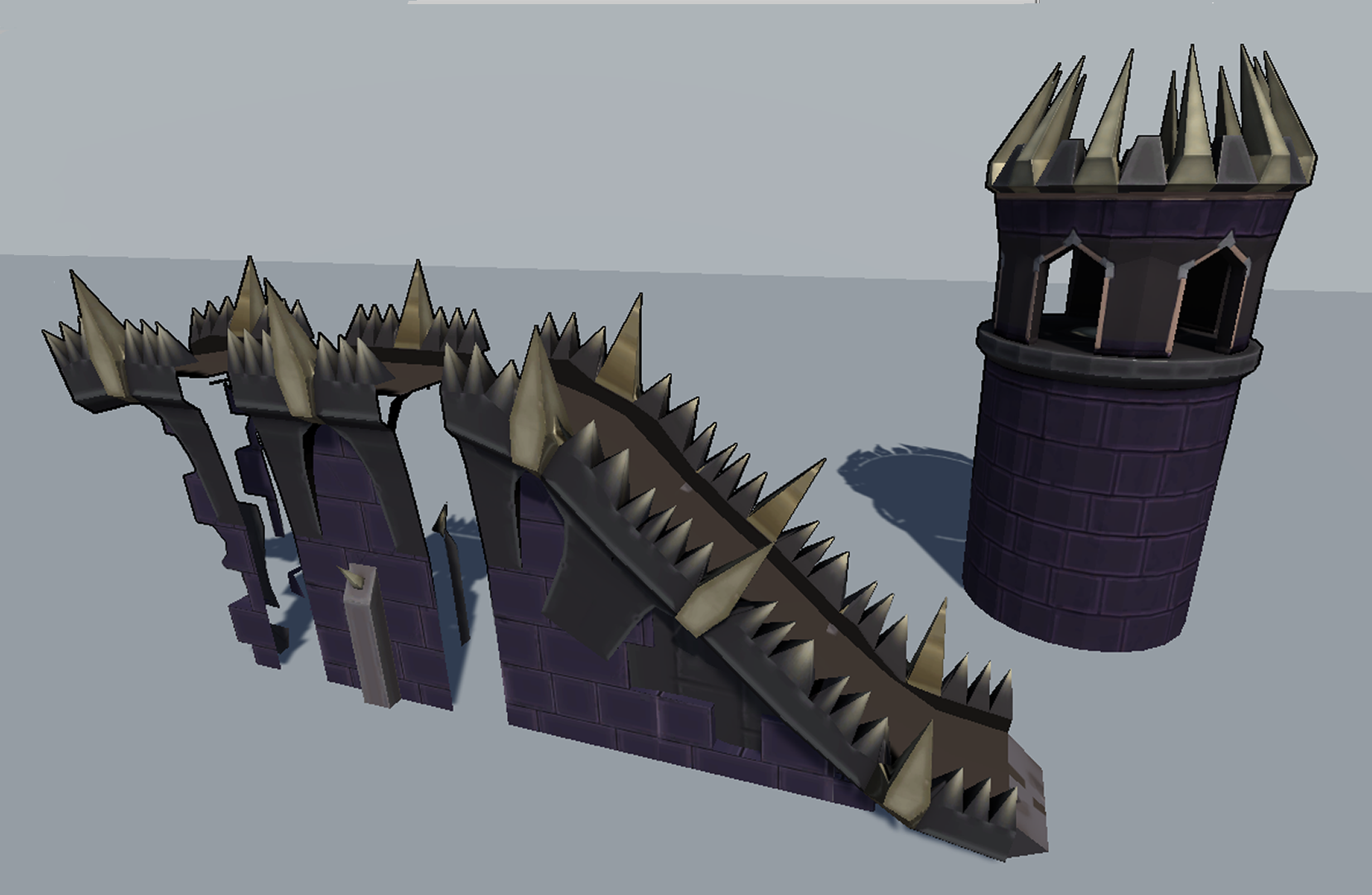 Castle Ruins Set - Evil