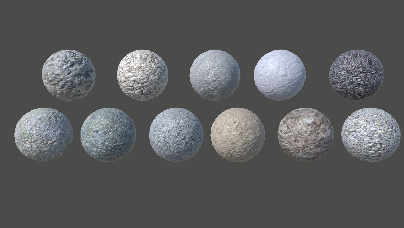 Terrain materials