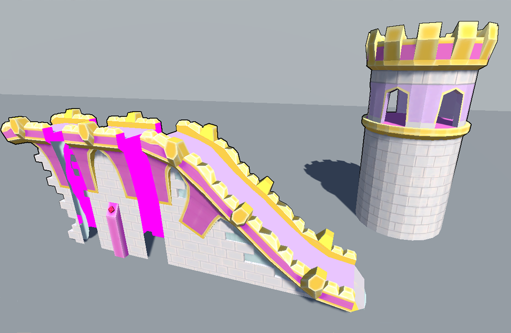 Castle Ruins Set - Good