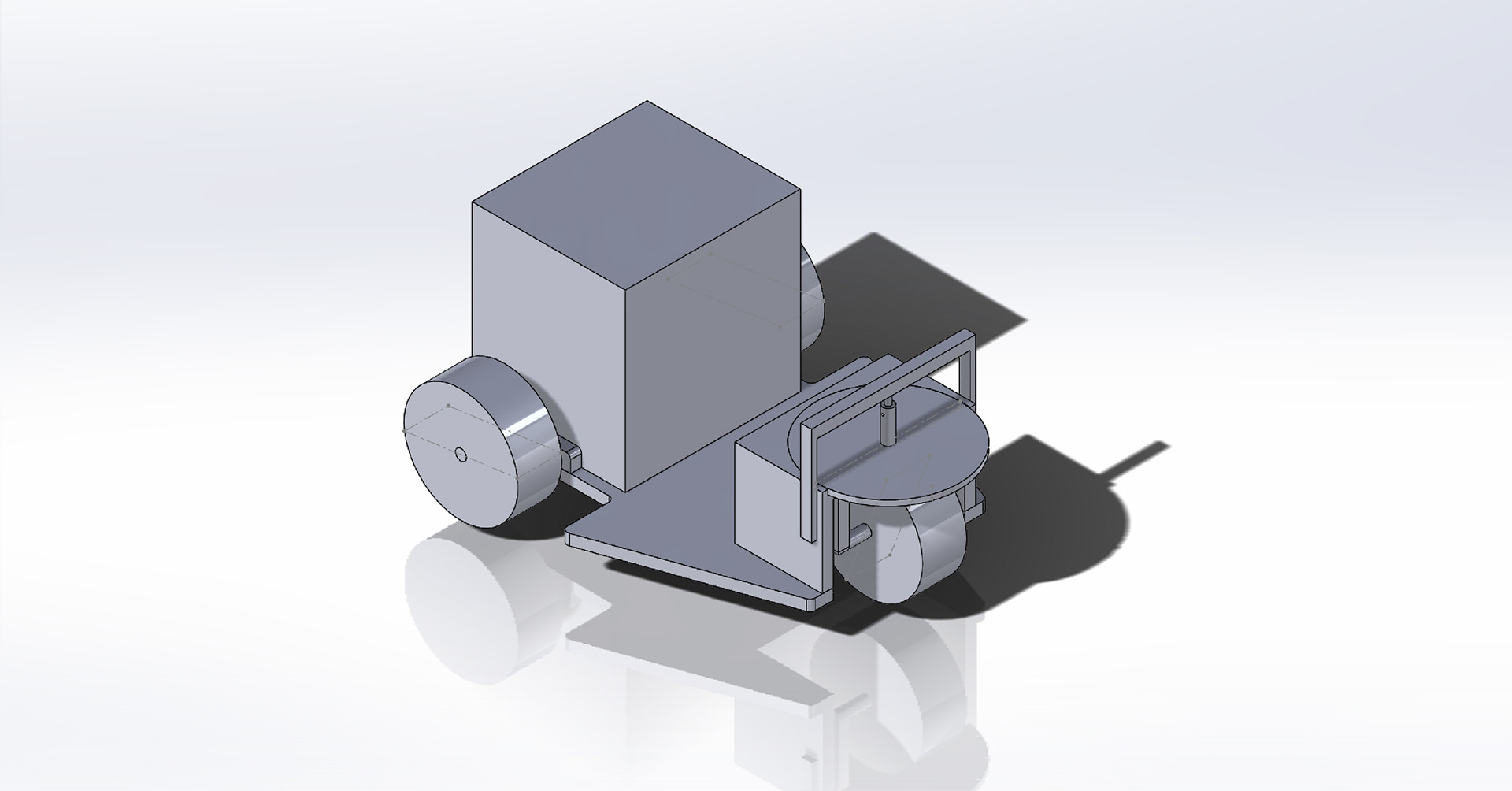 3-Wheel Chassis Idea: CAD