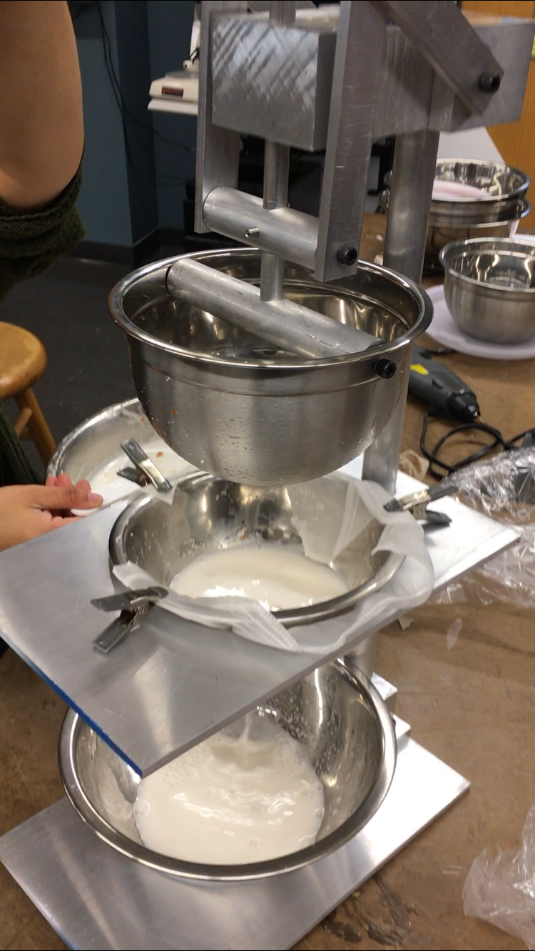 Almond Press with Milk