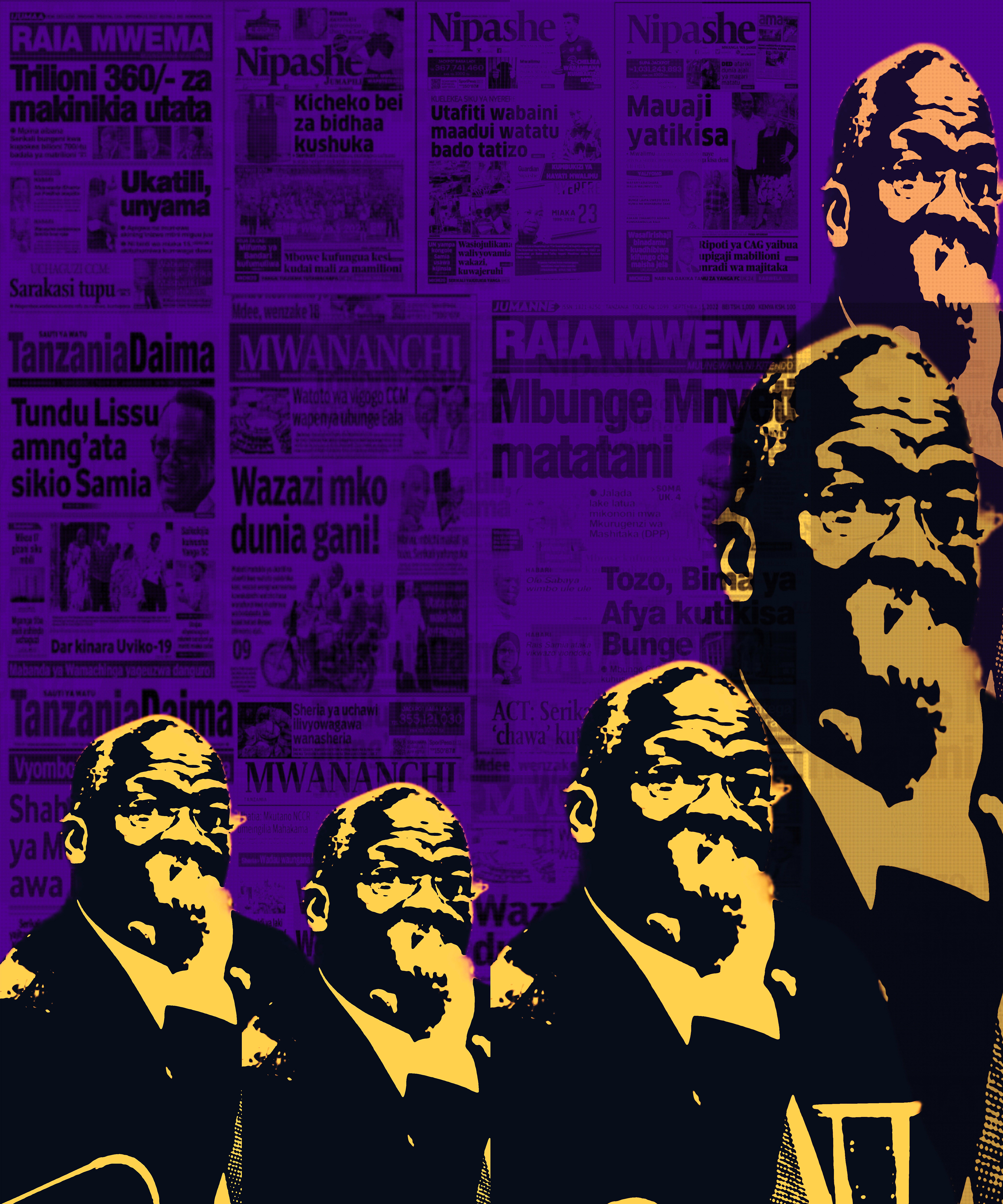 Title: Gazeti V; Medium: Digital art; Size: 100cm * 120cm, 300dpi; Year: 2022