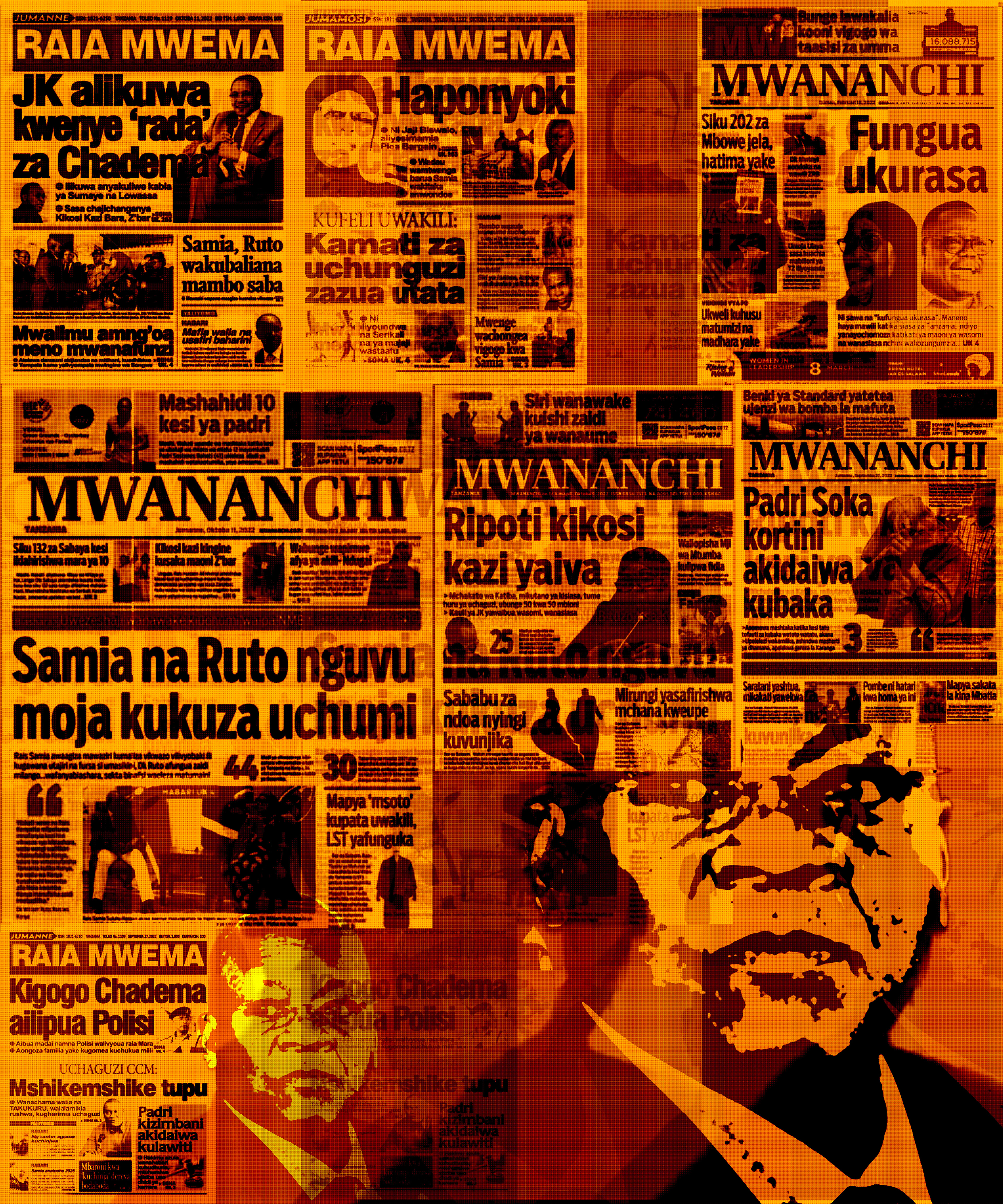 Title: Gazeti I; Medium: Digital art; Size: 100cm * 120cm, 300dpi; Year: 2022