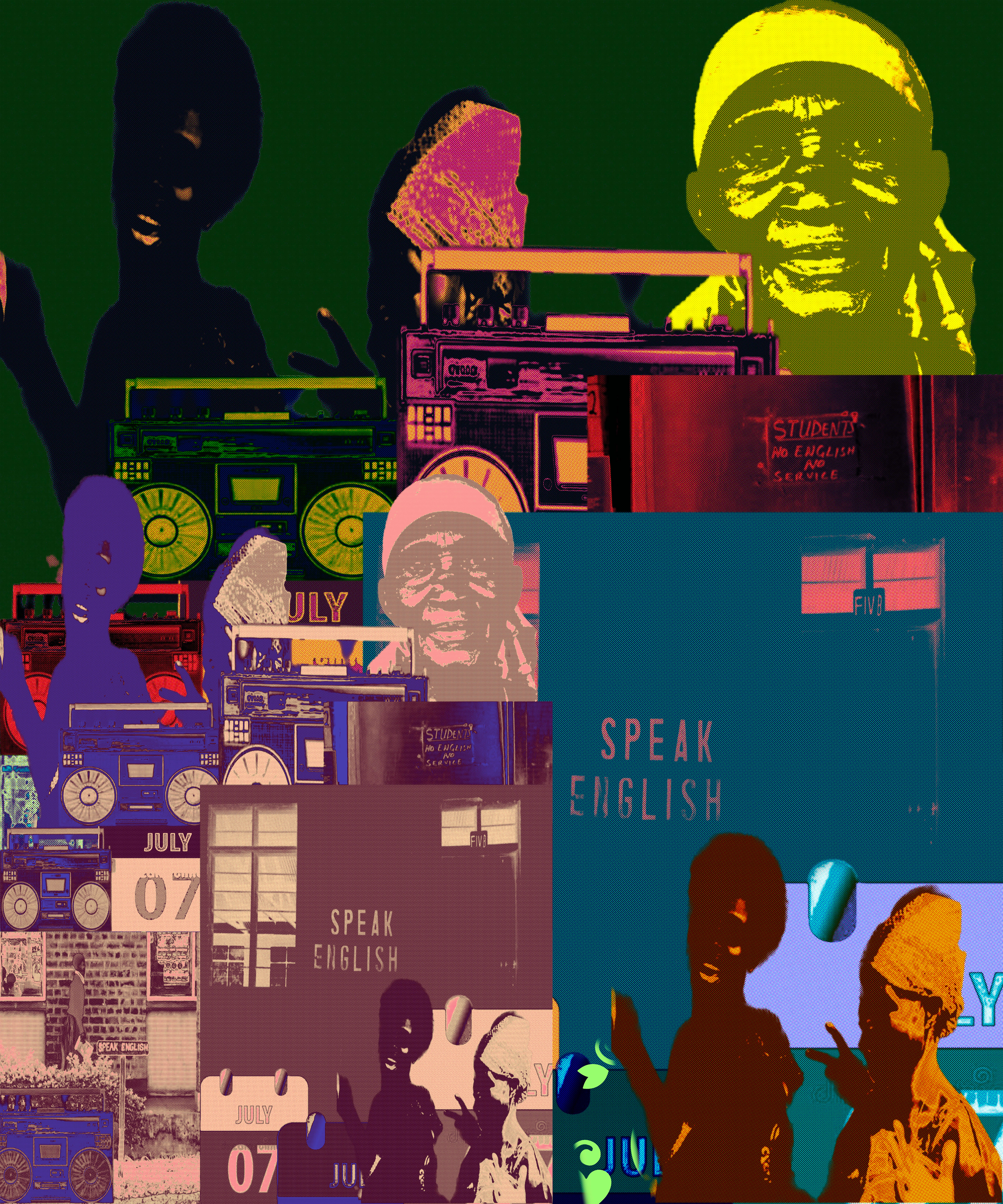 Title: Kiswahili; Medium: Digital art; Size: 100cm * 120cm, 300dpi; Year: 2022