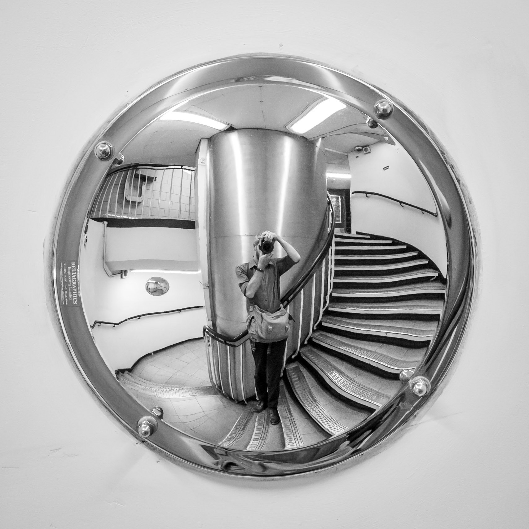 Pass these mirrors everyday and thought it was about time I took a self portrait