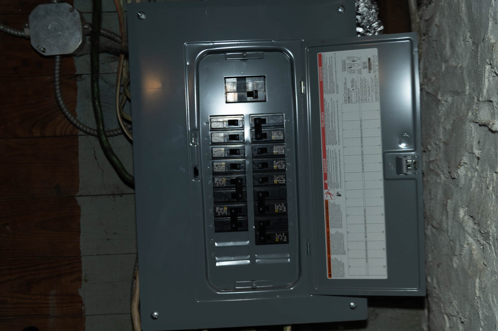 Basement - Main Power Distribution Panel