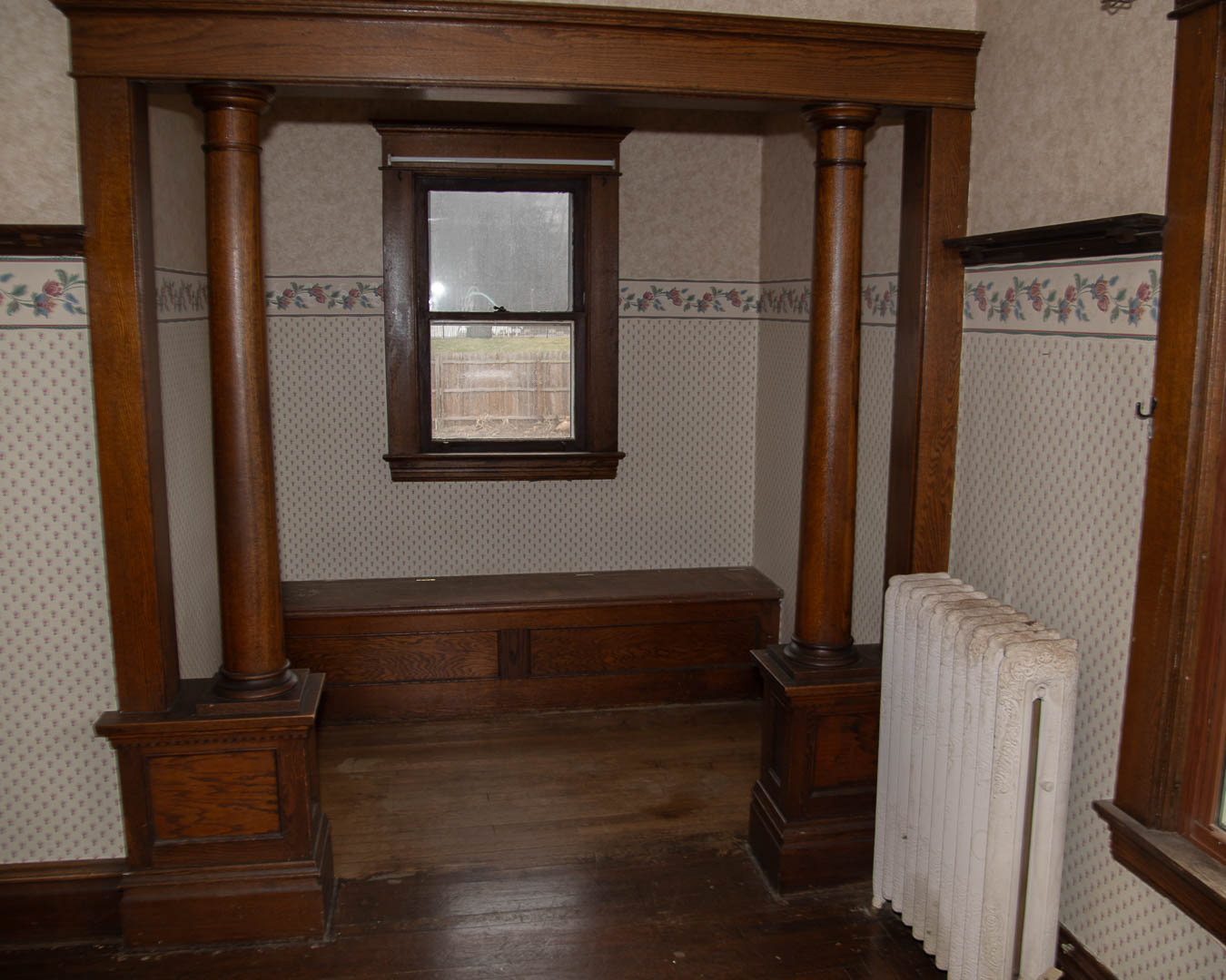 Dining Room - Looking South and the Reading Nook