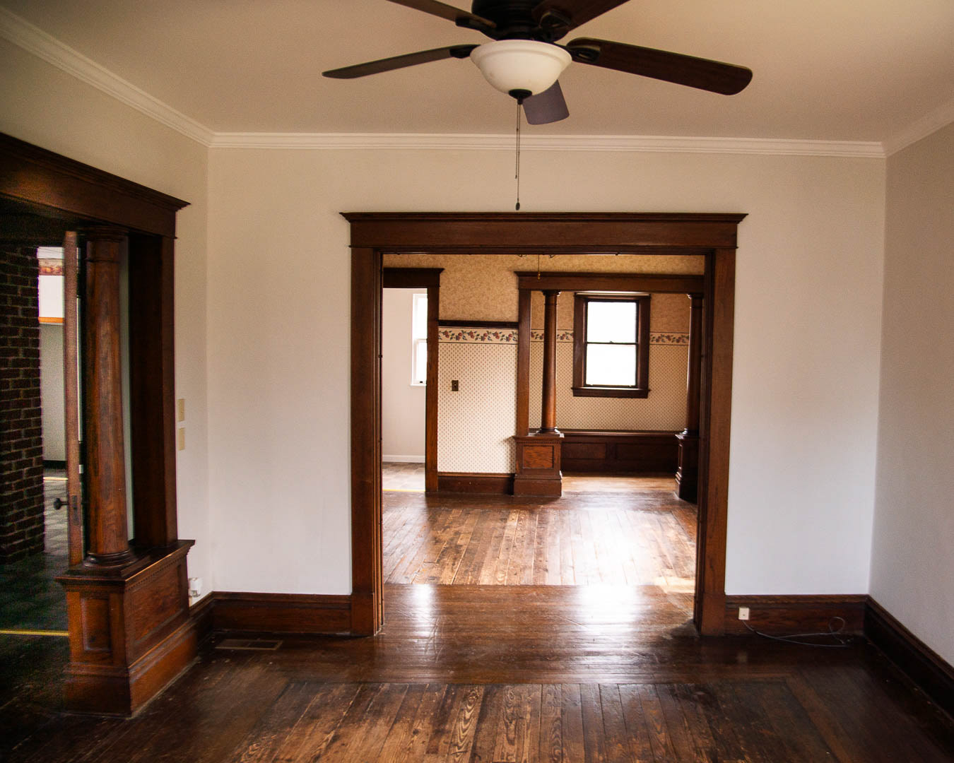 Living Room - Looking South into Dinning Room
