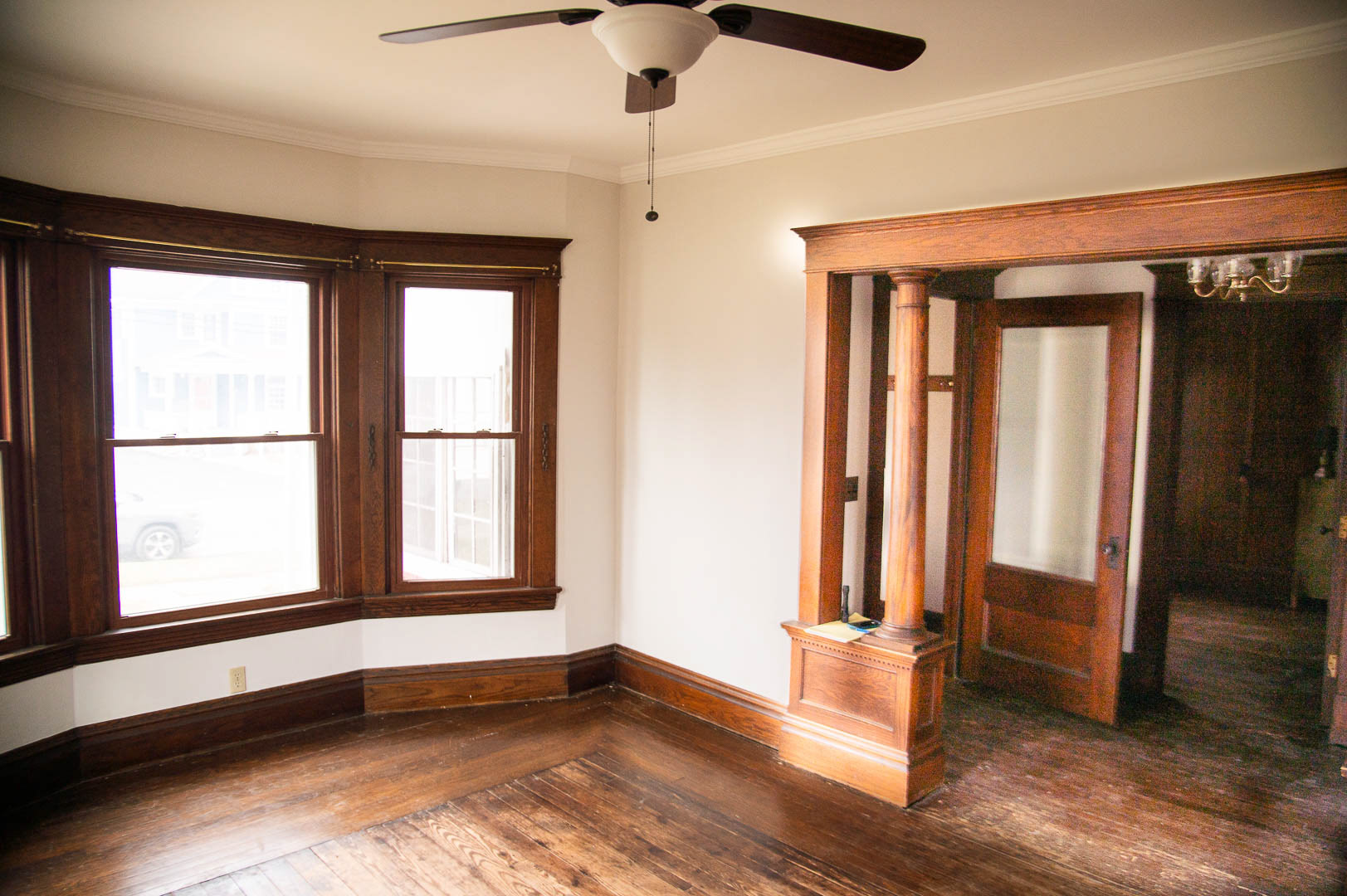 Living Room - Looking to North East Corner into Entry and Breezeway