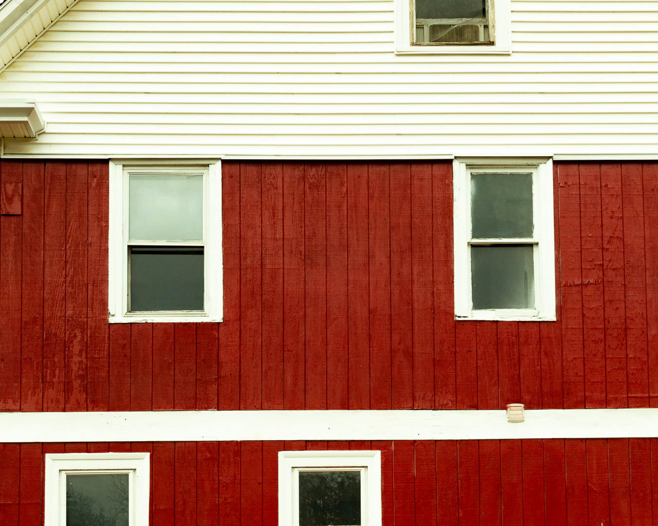 South Side - 2nd Floor - Left Window to Master Bedroom, Right Window to South End of Hallway