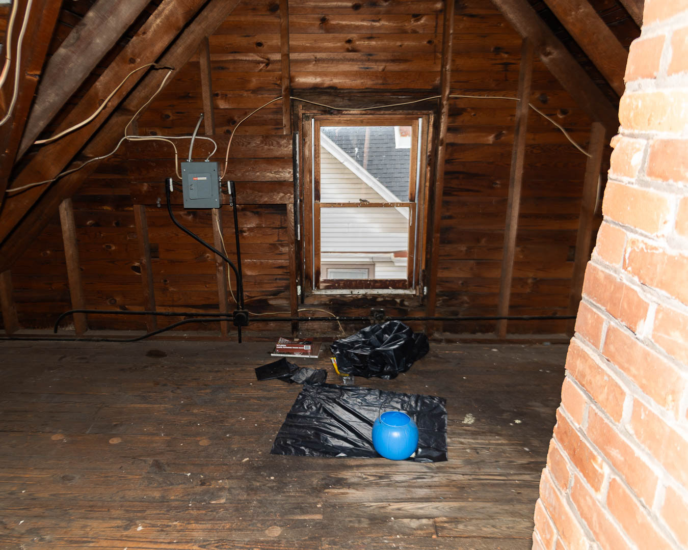 3rd Floor (Attic) - Looking to East Facing Dormer