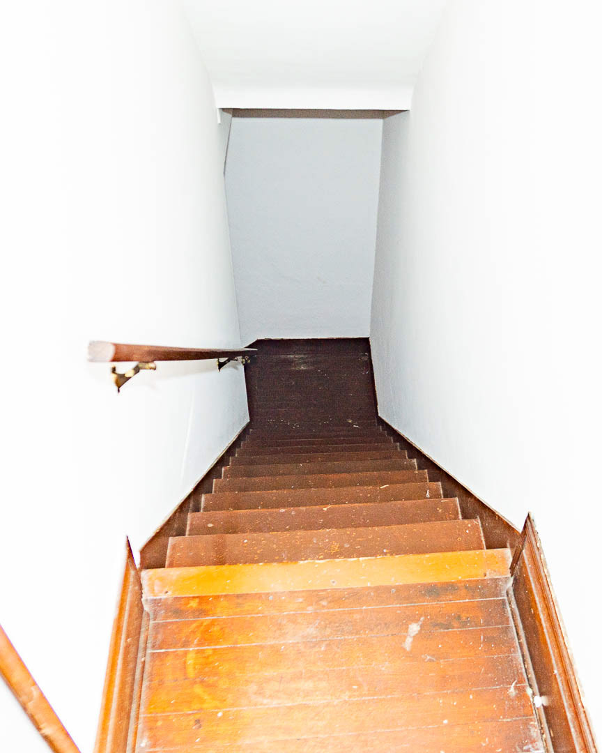 2nd Floor Hallway Looking Down " Servants" Stairs