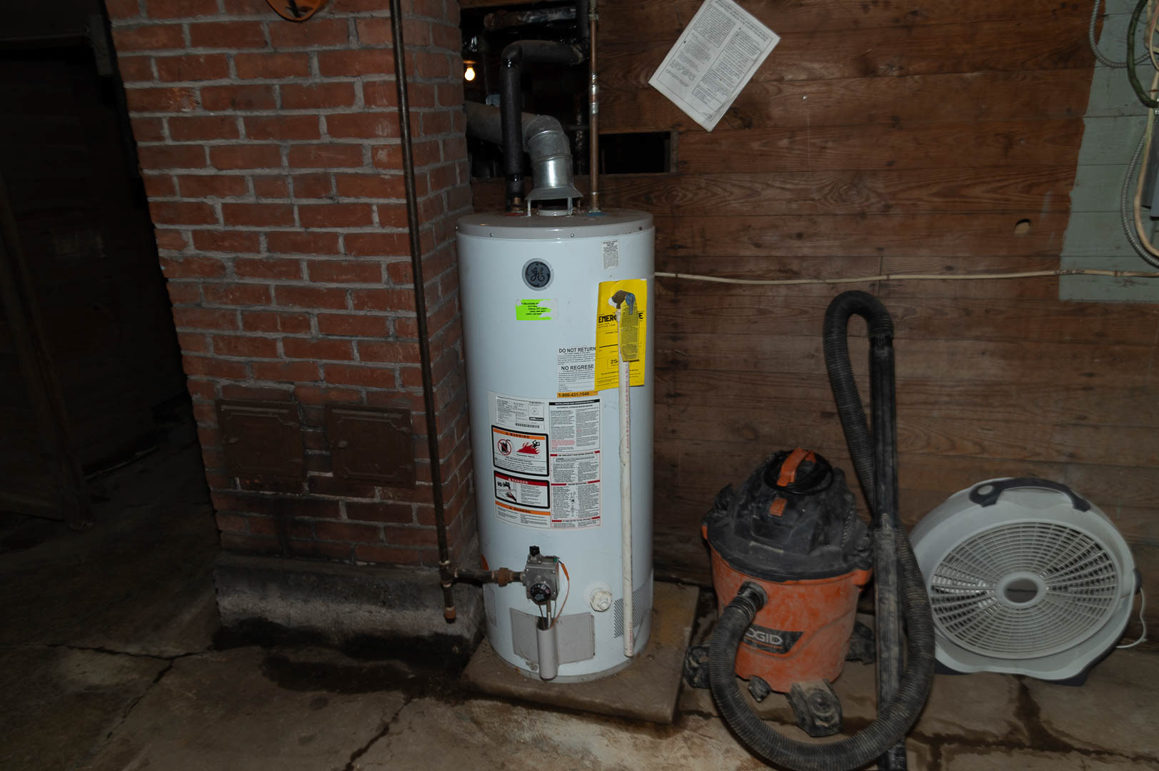 Basement - Hot water Tank