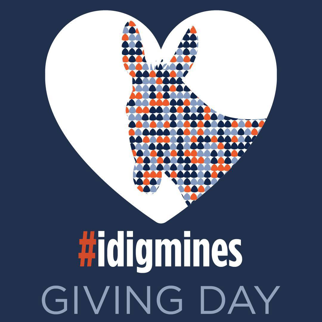 Mines Social graphic giving day