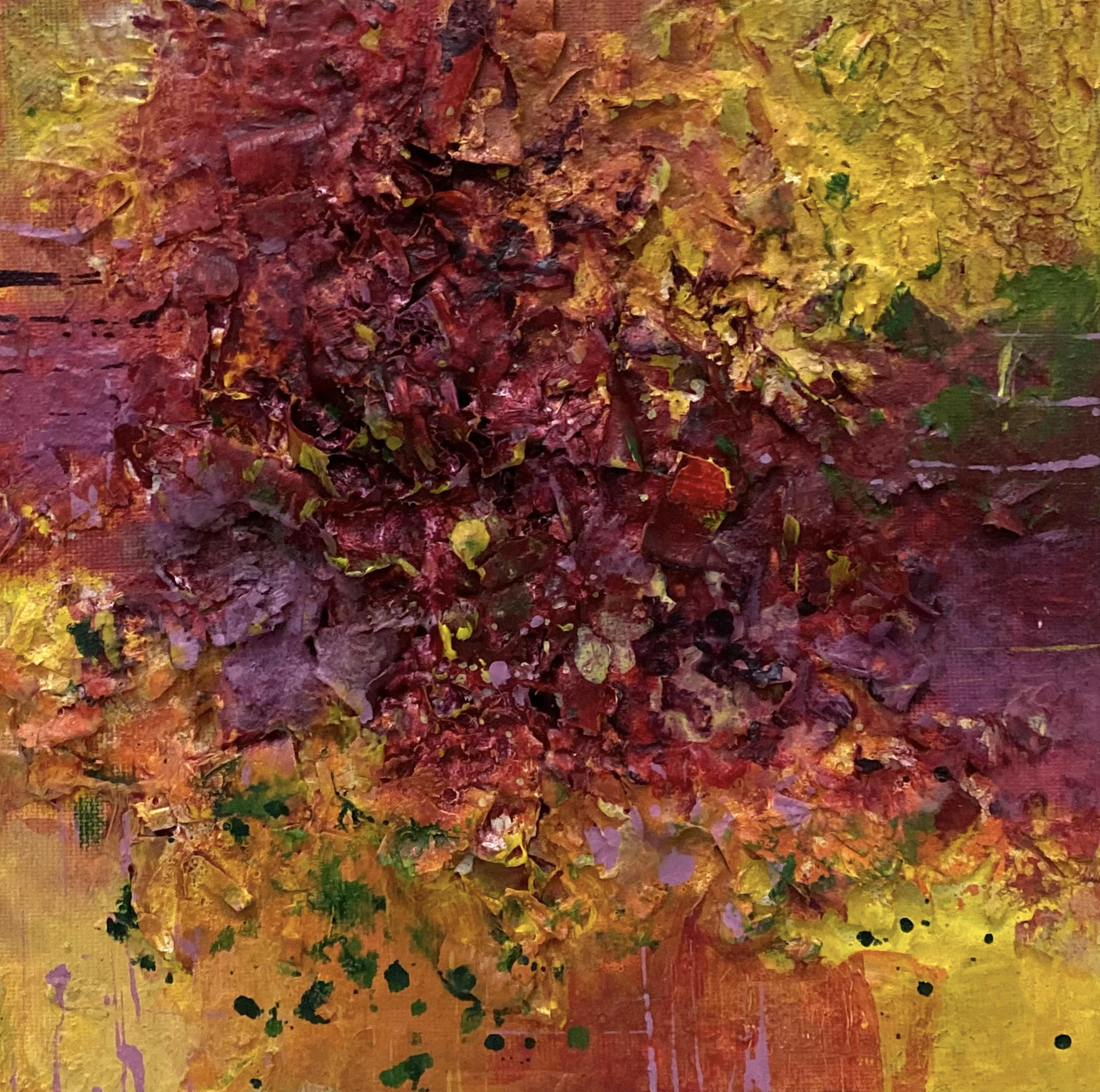 Untitled, 2022, 20x20 cm, Mixed Media on Canvas