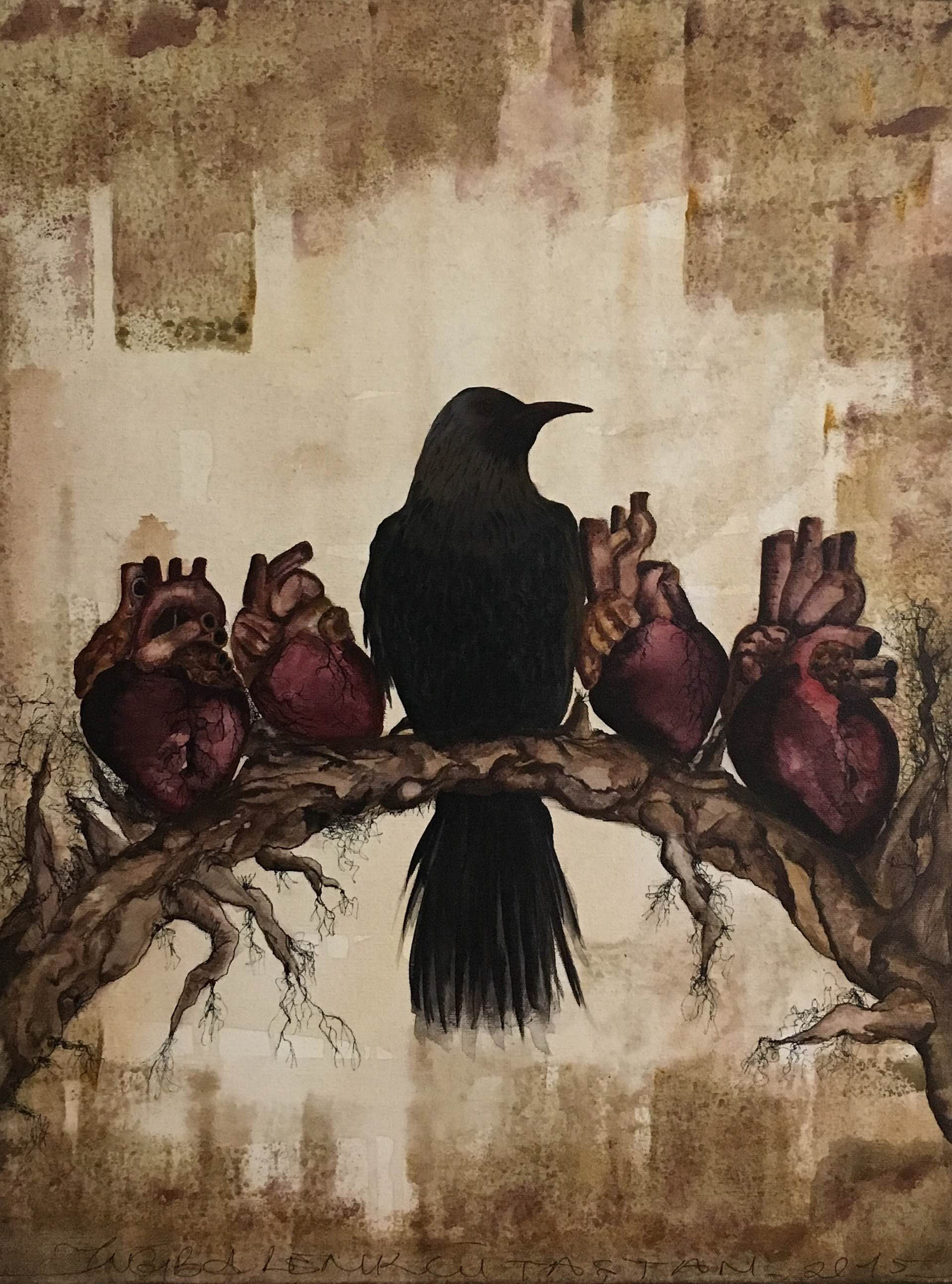 Composition-8, 2015, Mixed Media on Canvas, 60x45cm